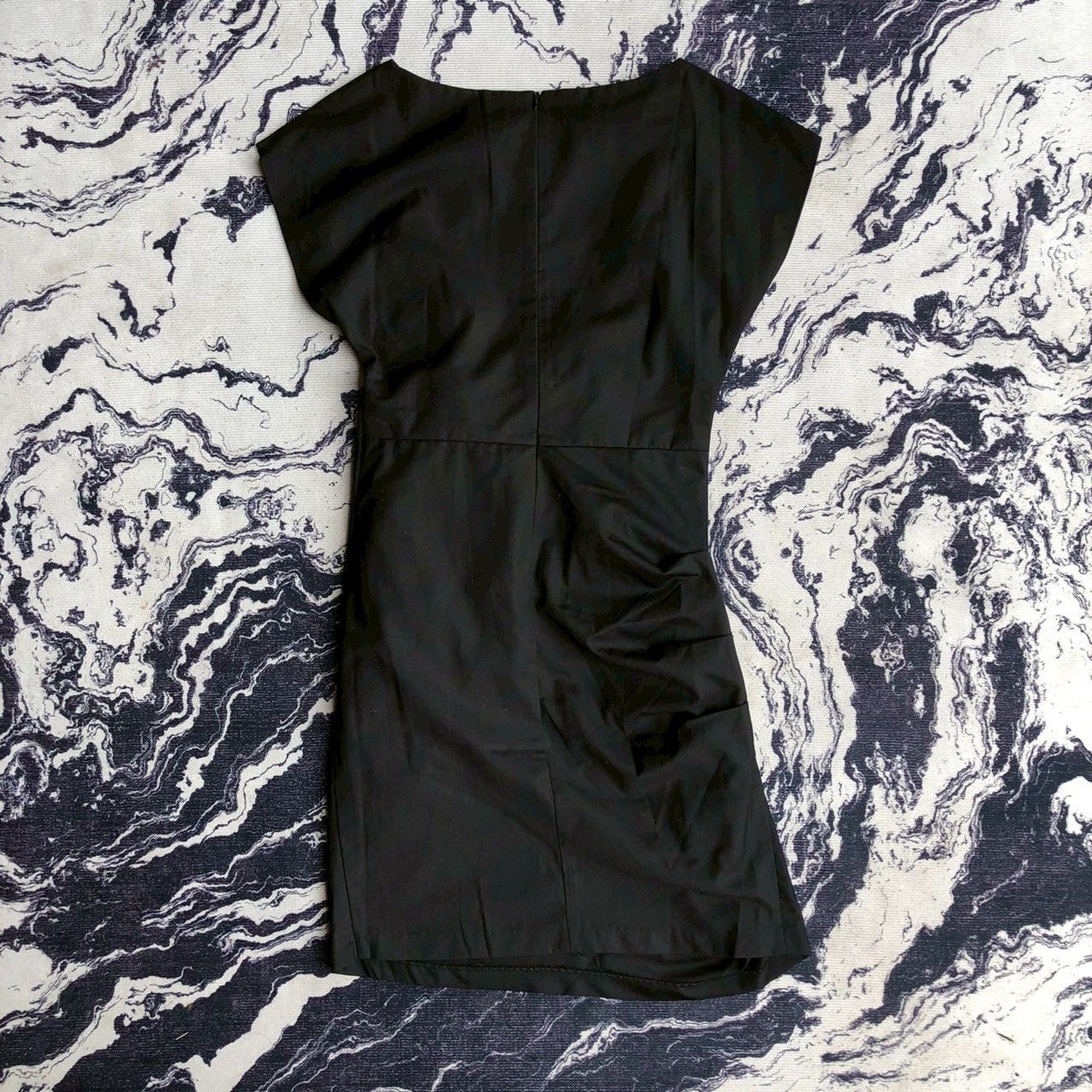 Japanese Brand Vintage Number (N)ine Draped Black Dress Size XS / US 0-2 / IT 36-38 - 2 Thumbnail