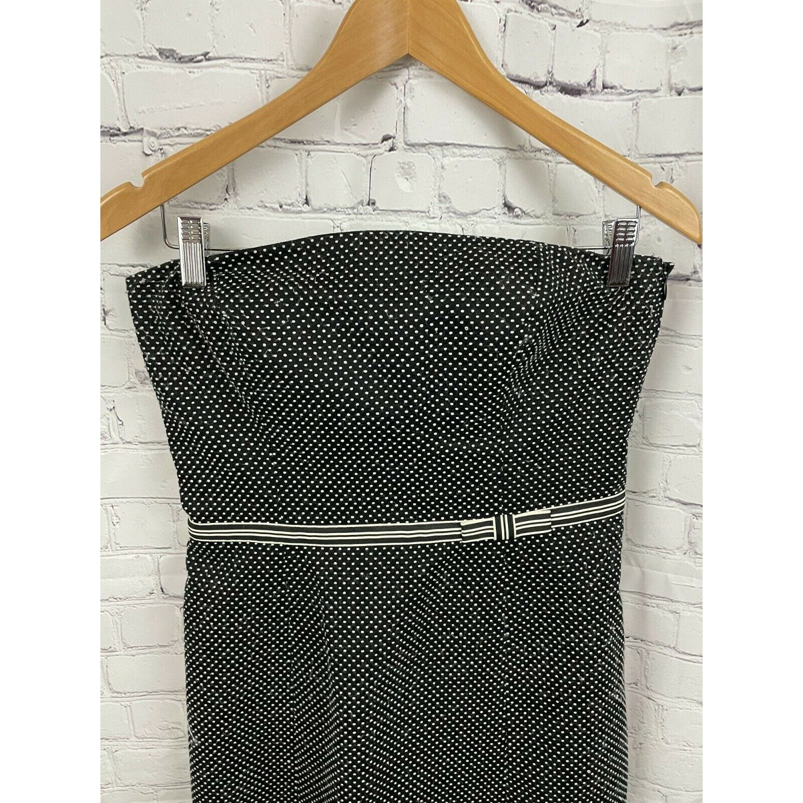 Ann Taylor Ann Taylor Dress Black Strapless Built-in Bra Size 6 Size M / US 6-8 / IT 42-44 - 10 Thumbnail