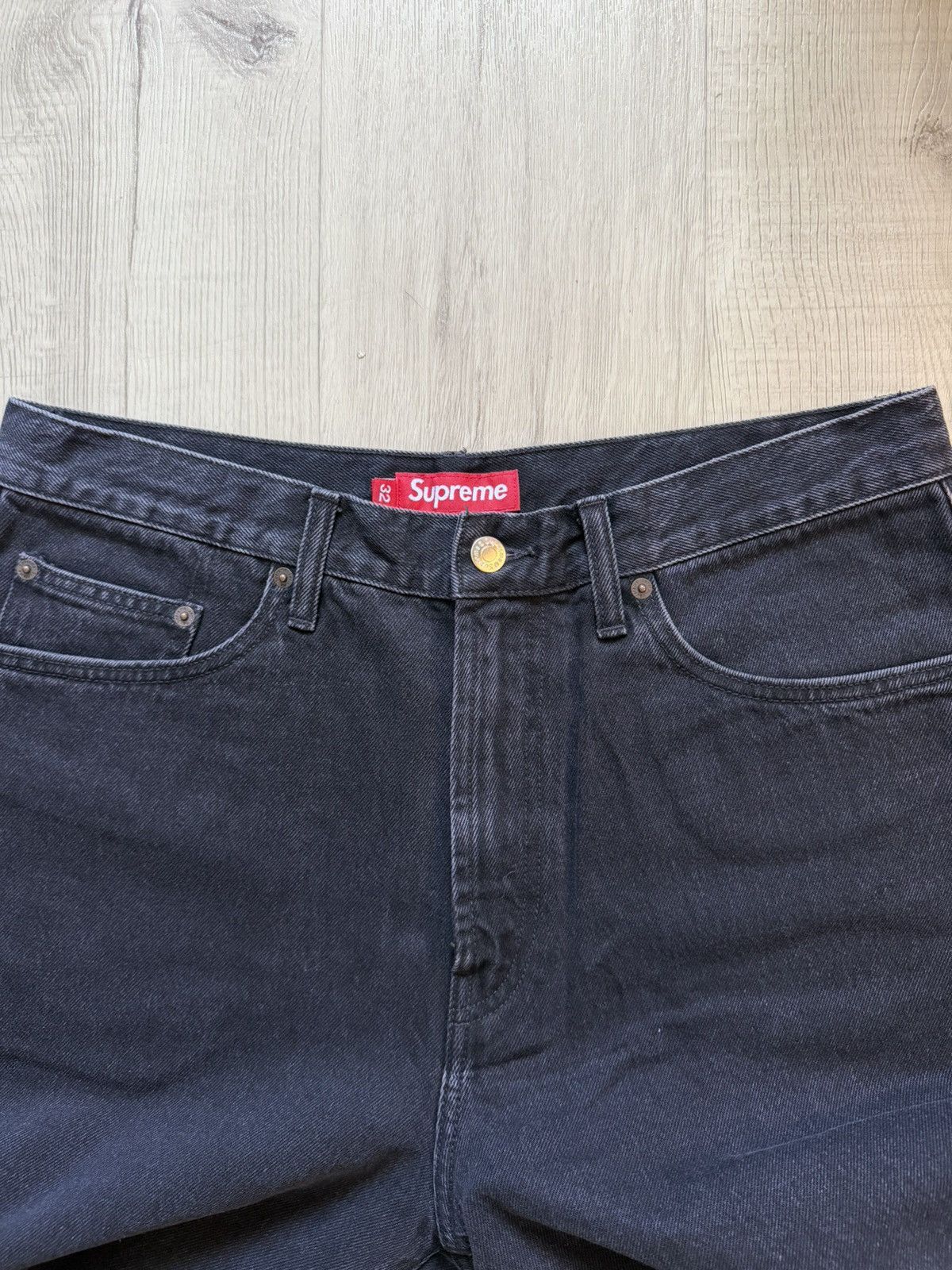 Supreme Baggy Jean Black (32) Size US 32 / EU 48 - 3 Thumbnail