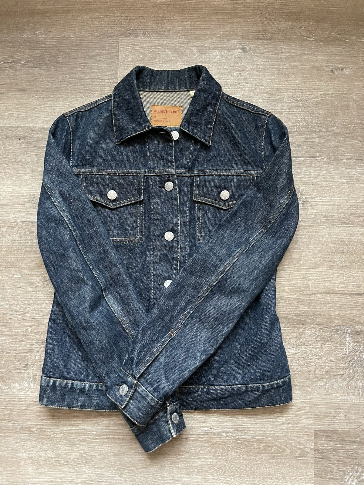 Buy Helmut Lang Faded Denim Jacket Online at Groupie