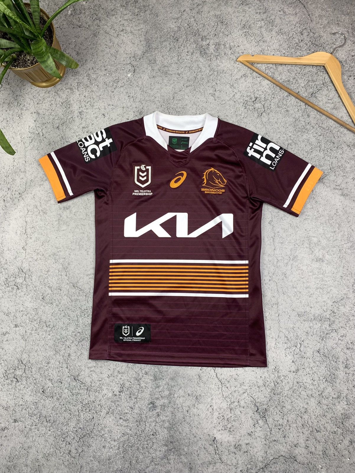 Other Asics Brisbane Broncos NRL 2022 Home Rugby Jersey Size S Size US S / EU 44-46 / 1 - 1 Thumbnail