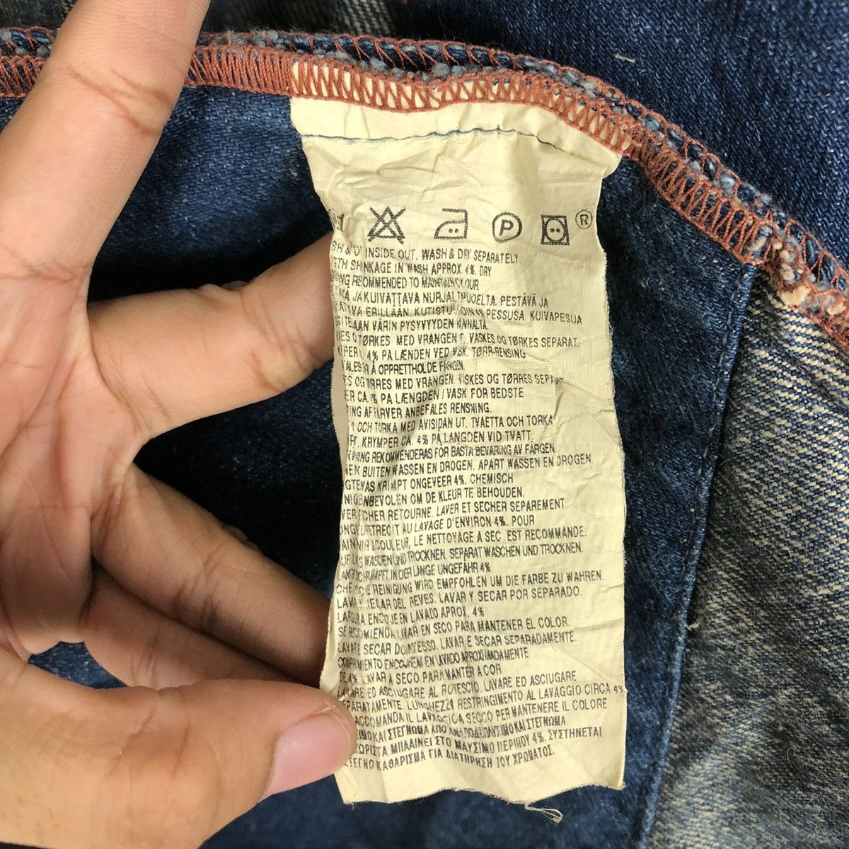 Levi's 🔥VINTAGE WORKER DENIM JACKET LEVI’S SINGLE POCKET Size US M / EU 48-50 / 2 - 19 Thumbnail