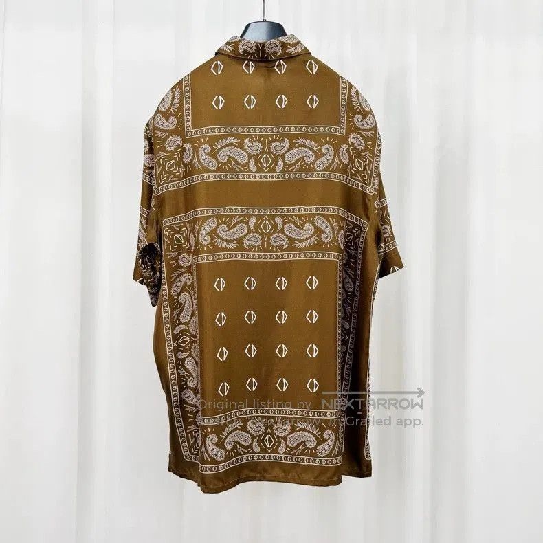Dior Dior Bandana Print Silk Short Sleeve Shirt. Size US M / EU 48-50 / 2 - 2 Thumbnail