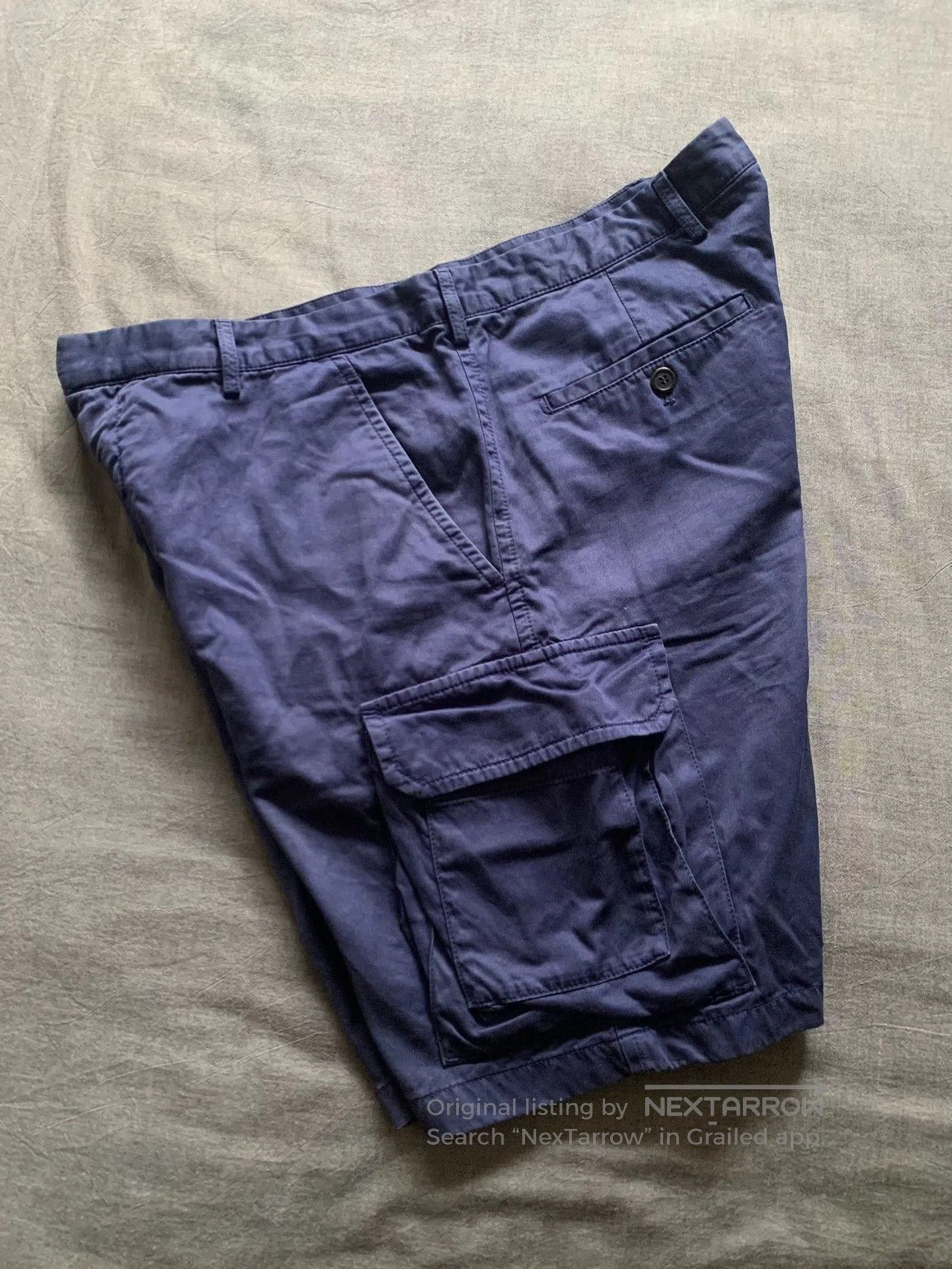 Prada Prada Dark Blue Cargo Shorts. Size US 32 / EU 48 - 6 Thumbnail