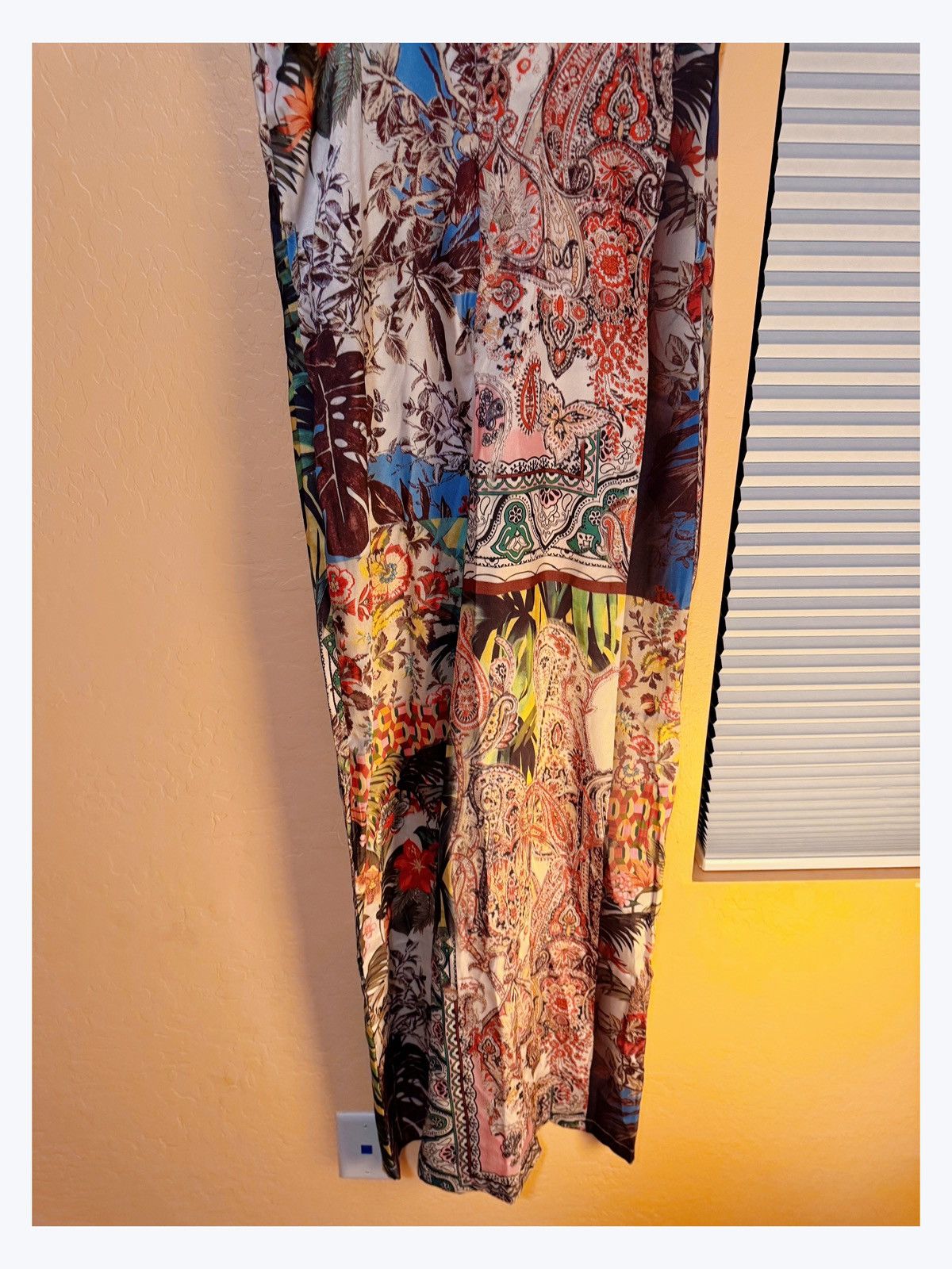 Other Boho Tropical Patchwork Jumpsuit – Size L (NWT without tag) Size 34" / US 12 / IT 48 - 7 Thumbnail