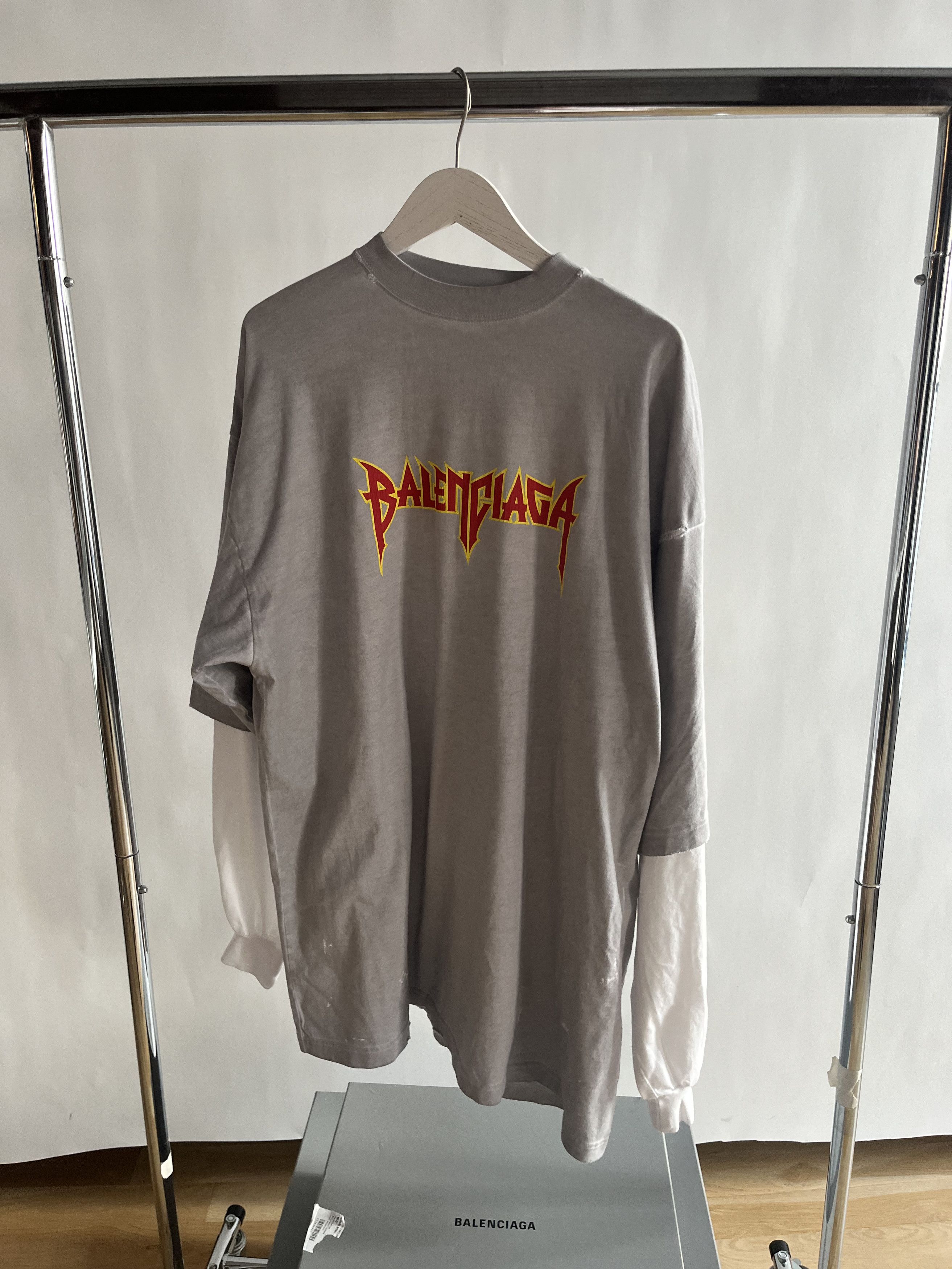 Balenciaga Metal Long Sleeve | Grailed