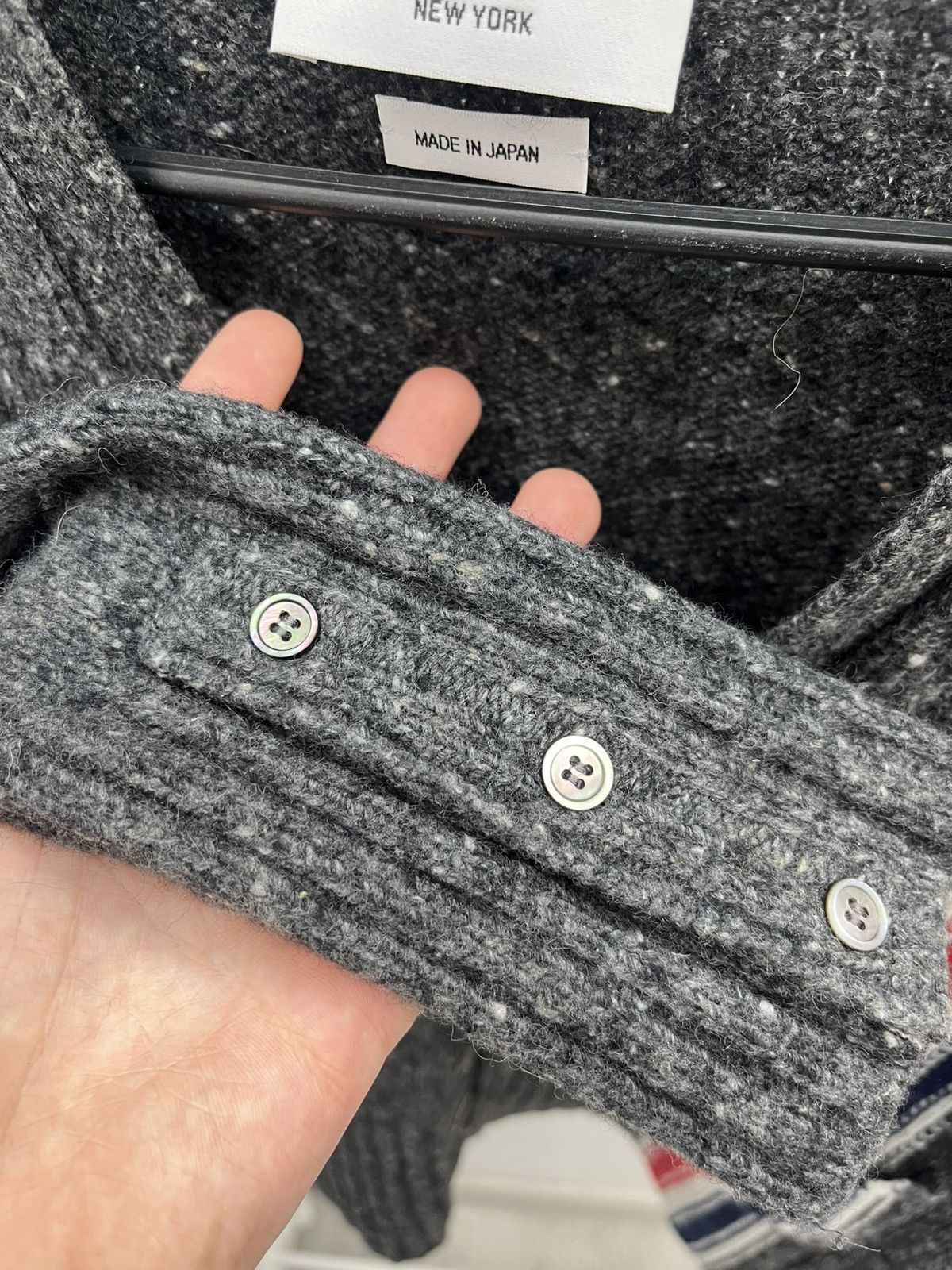 Thom Browne Thom Browne Wool Knit Cardigan Sweater Size US XS / EU 42 / 0 - 5 Thumbnail