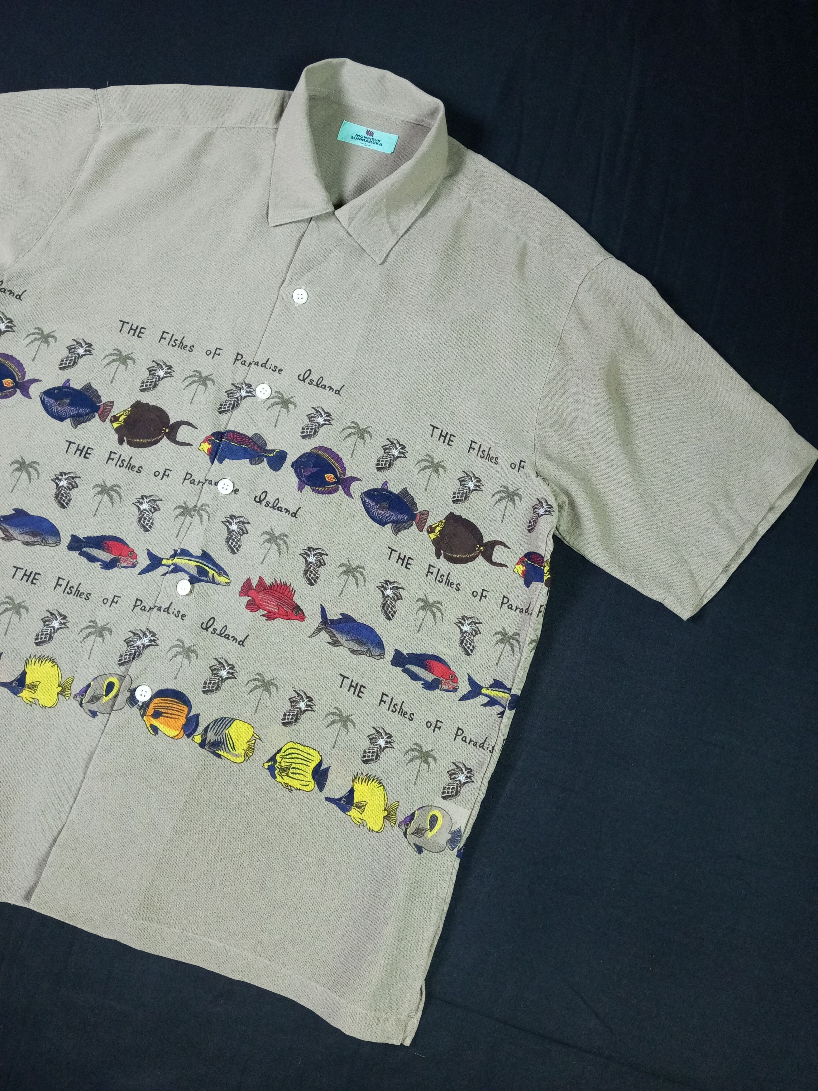 Japanese Brand 🔥Japanese brand Monsieur Sunmaruka Hawaii style shirt Size US L / EU 52-54 / 3 - 2 Thumbnail