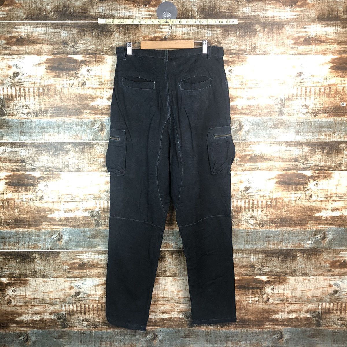 HARE DL Hare Dark Blue utility Cargo Multipocket Pants #C652 Size US 31 - 13 Thumbnail