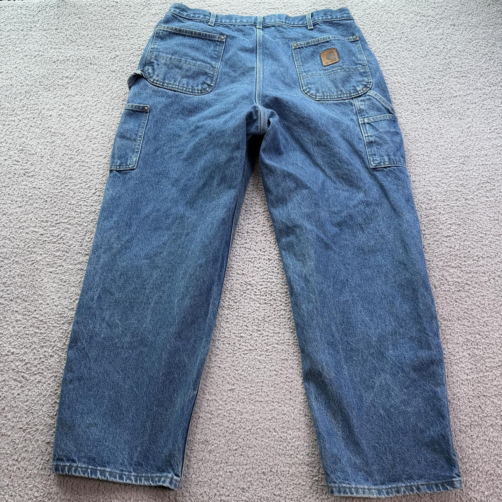 Carhartt Vintage Carhartt Double Knee Jeans Made In USA Union 40x30 Size US 40 / EU 56 - 2 Thumbnail