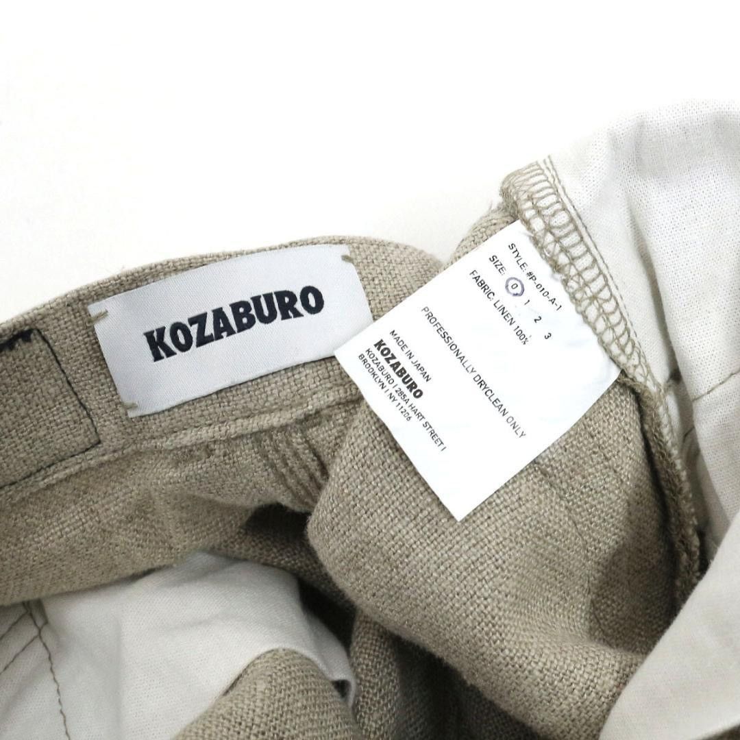 KOZABURO KOZABURO SS 2019 Heavy Linen Long 3D Boots Cut Jeans Size US 27 - 9 Thumbnail
