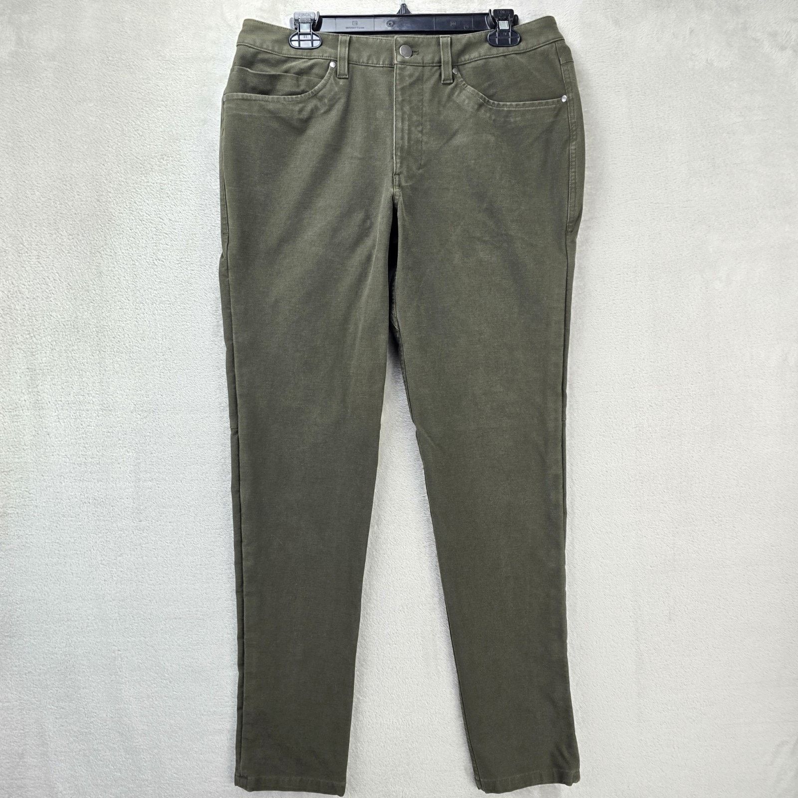 Lululemon Lululemon ABC Pant Men 32x32 Slim Fit Olive Green Warpstreme Size US 32 / EU 48 - 1 Thumbnail
