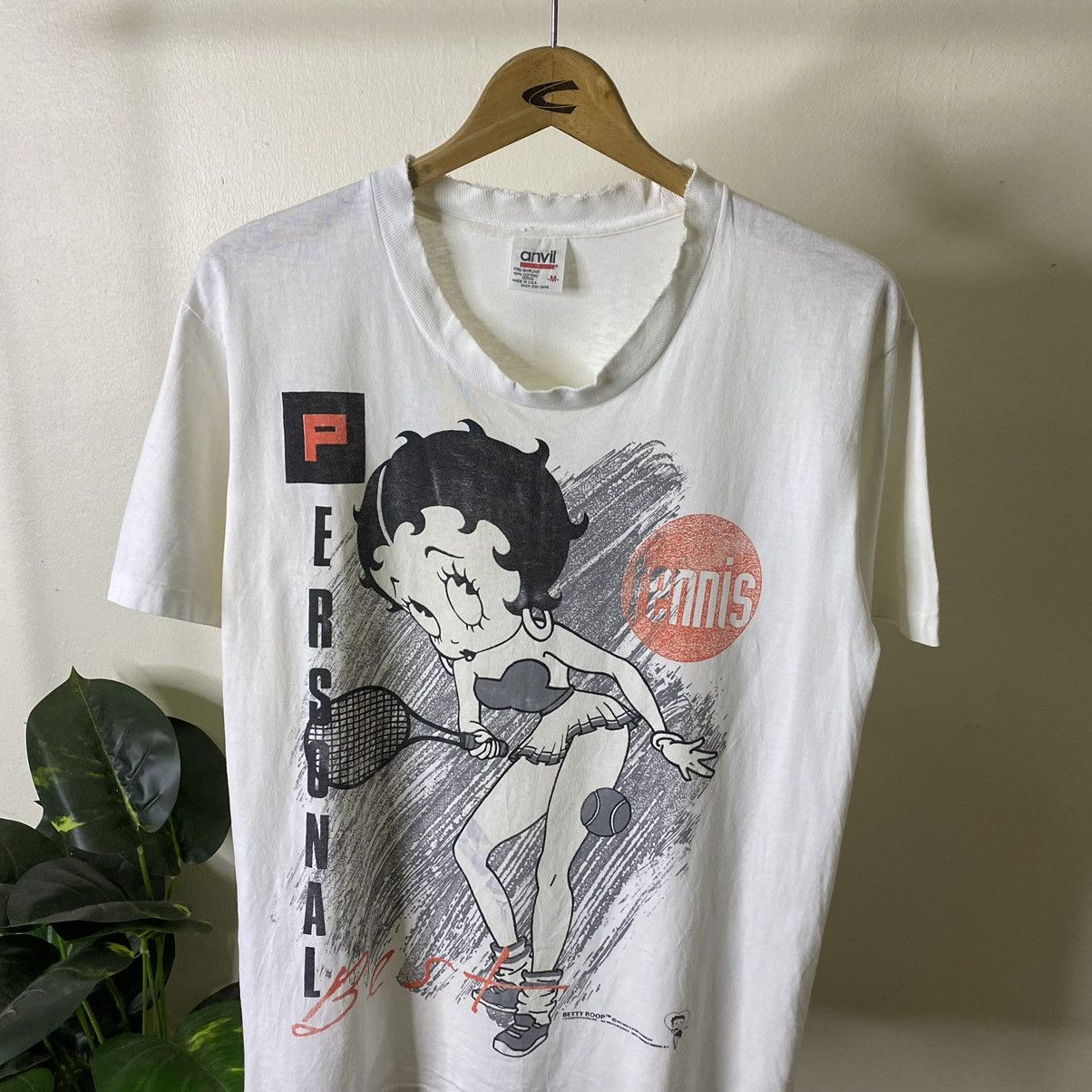 Cartoon Network Vintage 1991 Betty Boop Cartoon Network Tee Made in USA Size US M / EU 48-50 / 2 - 2 Thumbnail