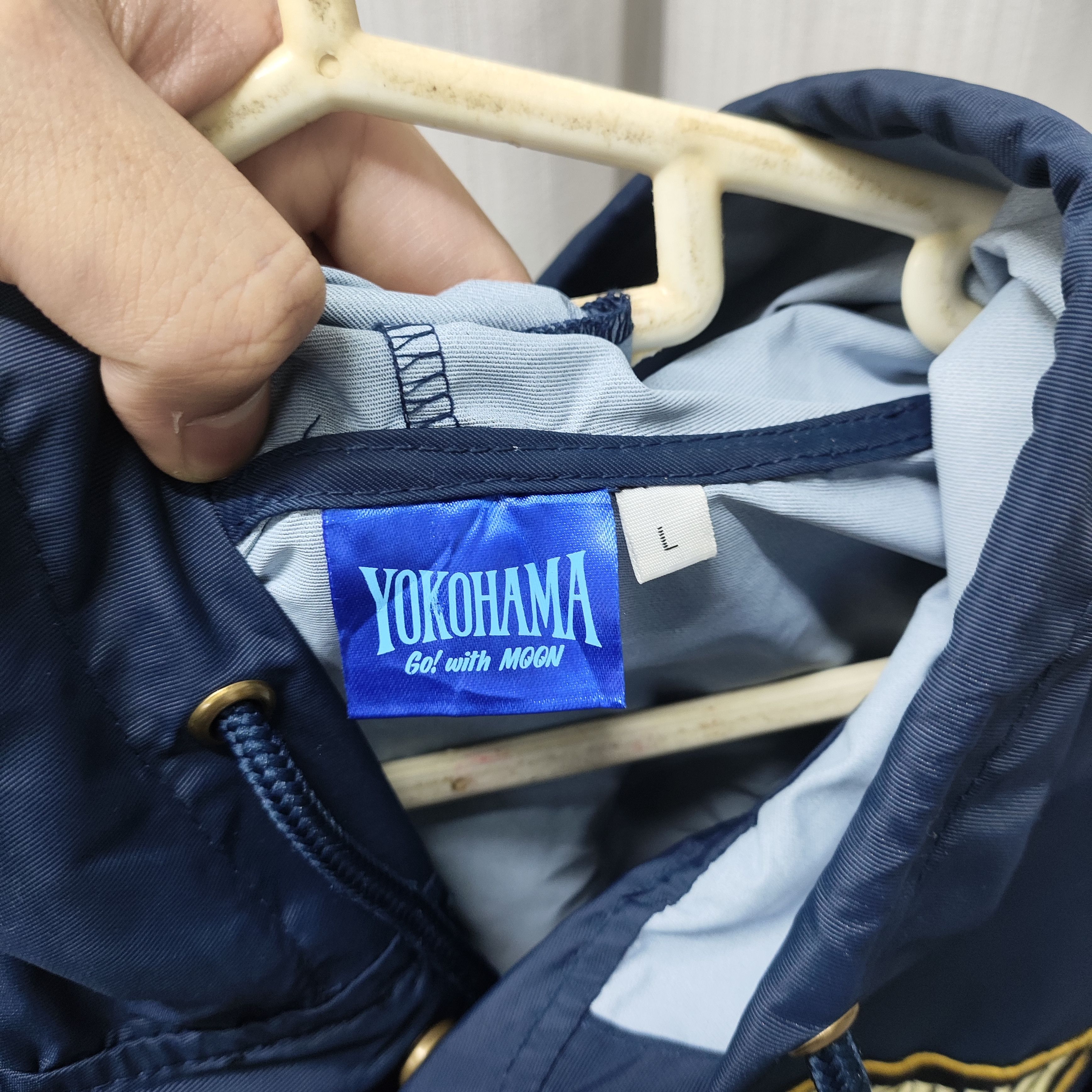 Other Yokohama Dena Baystars x Mooneyes Coach Jacket Nylon Size US L / EU 52-54 / 3 - 9 Thumbnail