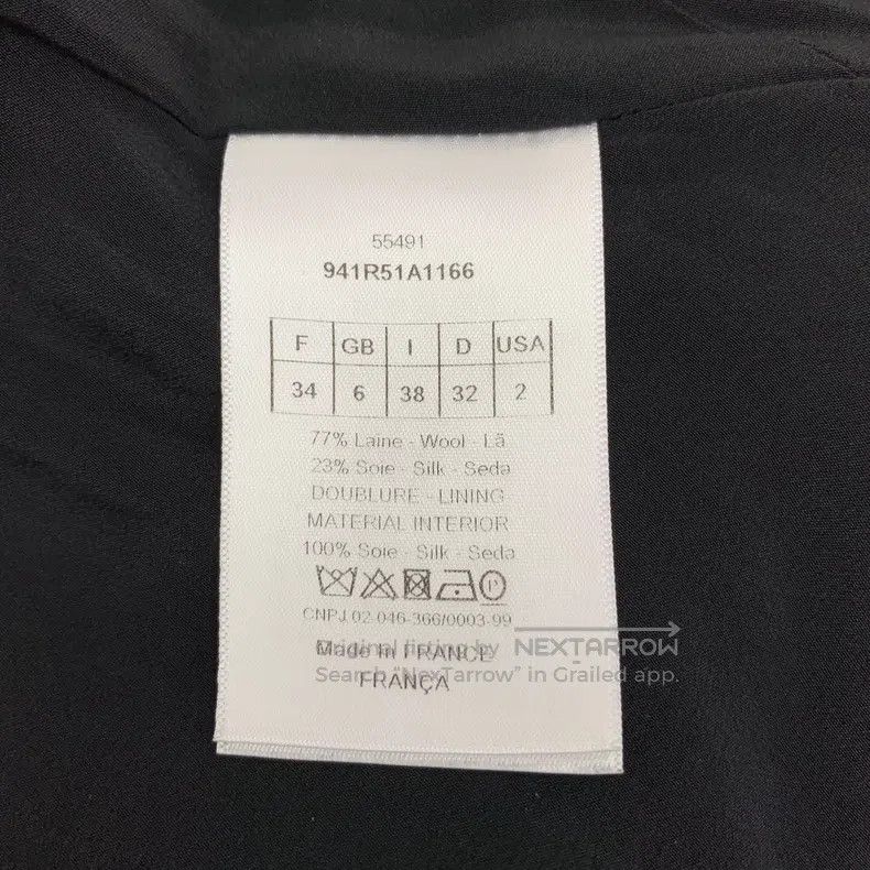 Dior Dior Black wool round-neck bubble long-sleeved dress Size XXS / US 00 / IT 34 - 6 Thumbnail
