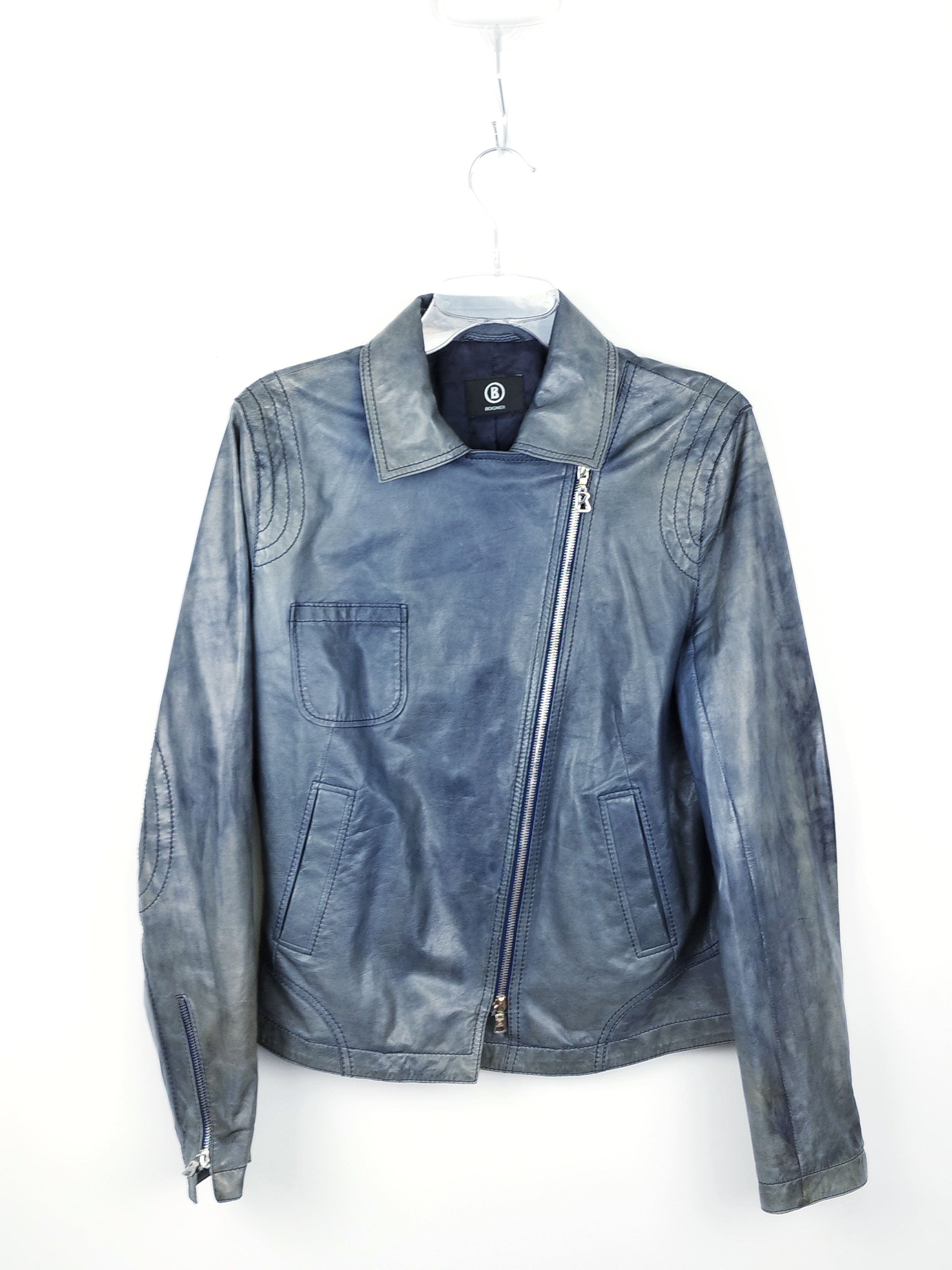 Bogner Bogner Leather Jacket Lambskin Size L / US 10 / IT 46 - 1 Thumbnail