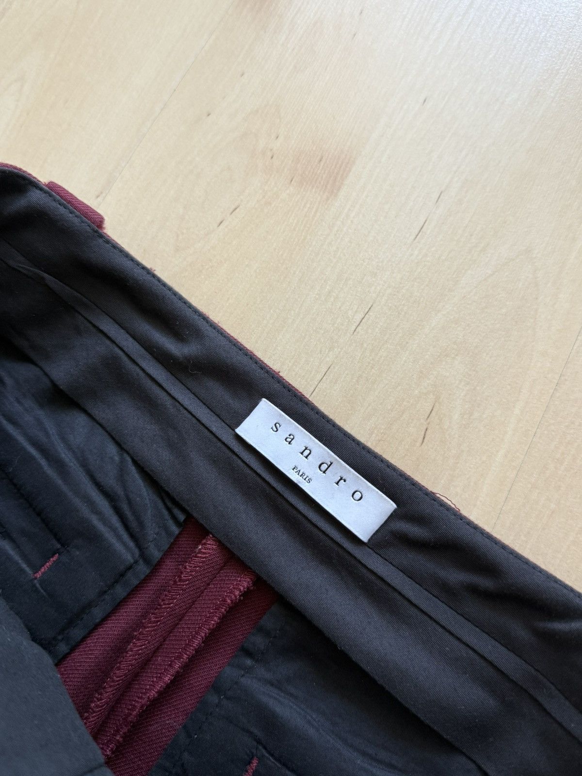 Sandro Sandro Paris tailored trousers chino pants Size 26" / US 2 / IT 38 - 4 Thumbnail