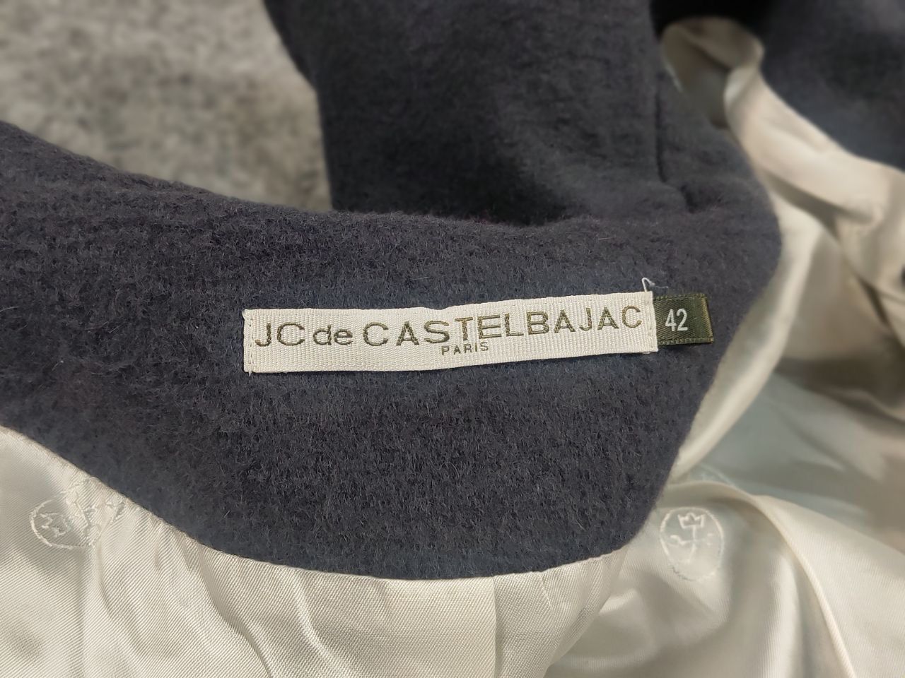 Jean Charles De Castelbajac JC de Castelbajac Paris Design Gray Wool Zip Women's Jacket Size M / US 6-8 / IT 42-44 - 16 Thumbnail