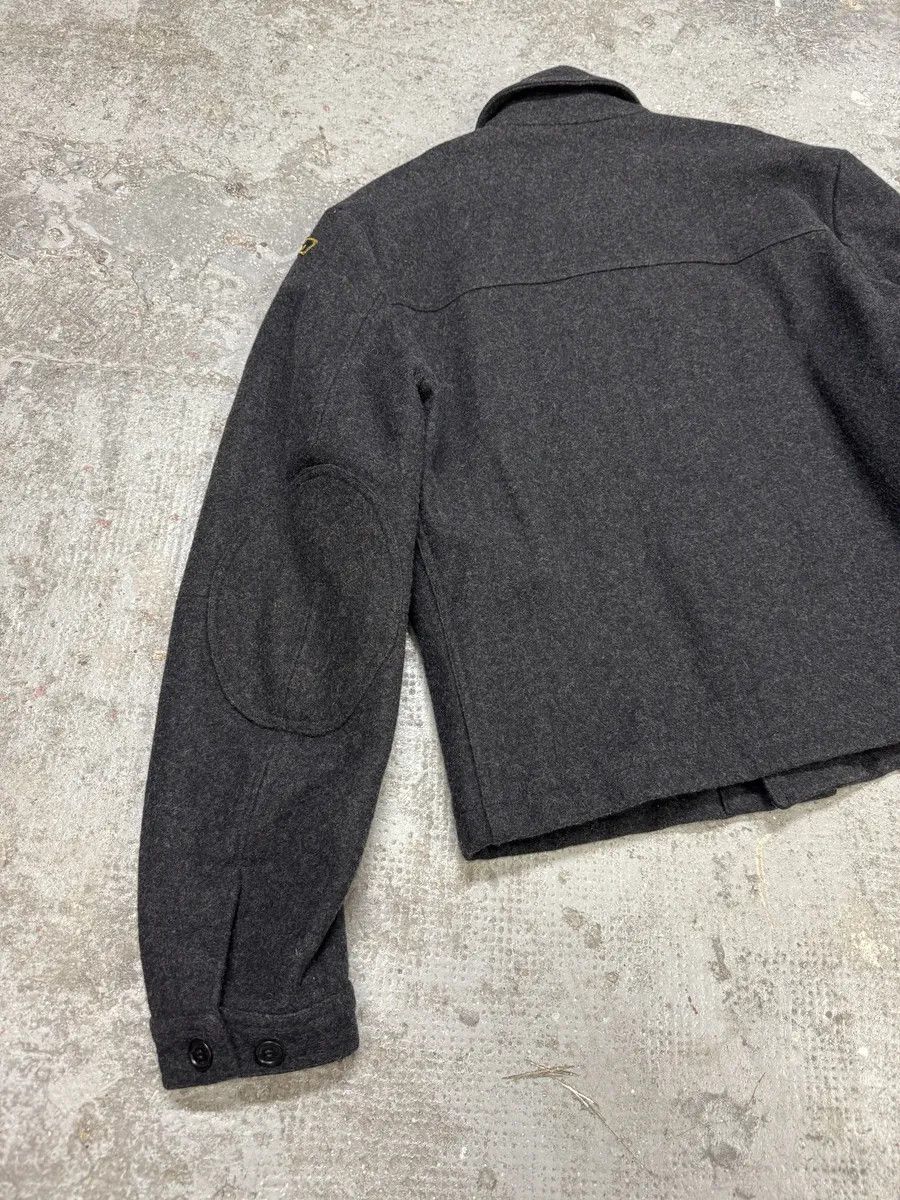 Moschino 2000s Moschino Grey Wool Bomber Jacket Size US L / EU 52-54 / 3 - 8 Thumbnail
