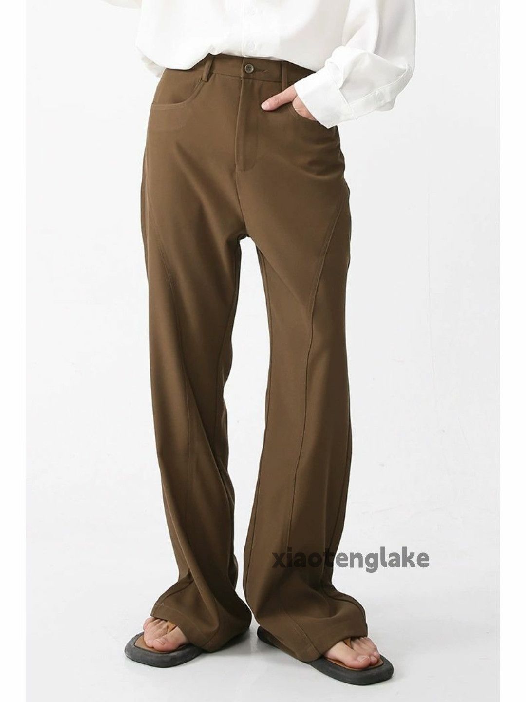 Designer × Japanese Brand × Vintage retro patchwork dance yuppie loose bootcut pants Size US 30 / EU 46 - 6 Thumbnail