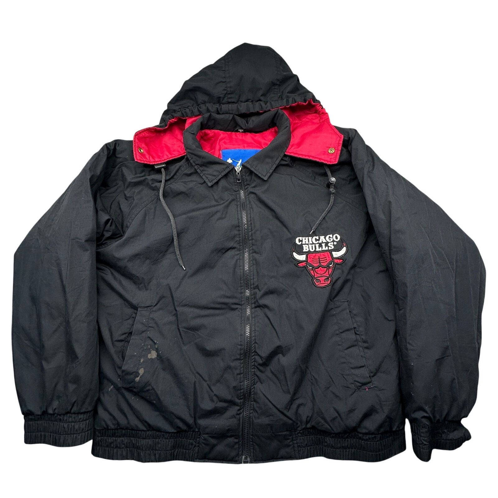 Other VTG 90s FANS Pick Chicago Bulls Puffer Hooded Jacket Medium Size US M / EU 48-50 / 2 - 1 Thumbnail