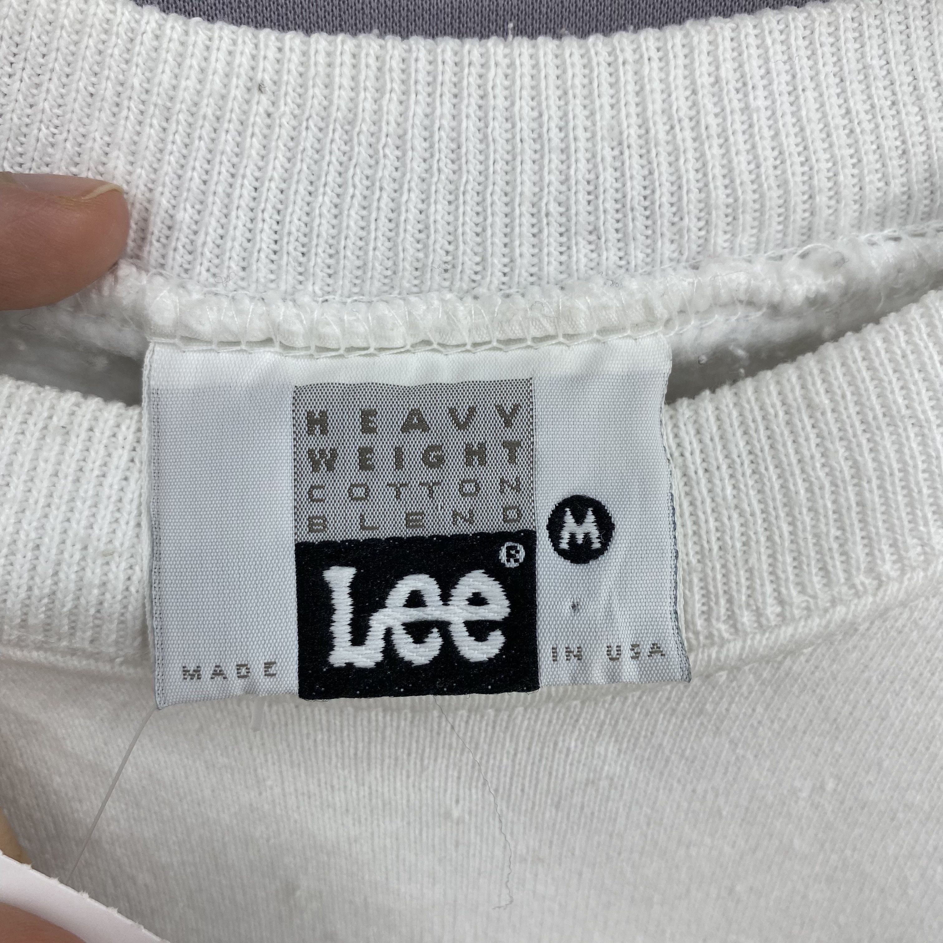 Lee Vintage 90s Lee Spellout Sweater Pullover Sweatshirt Jumper Size S / US 4 / IT 40 - 8 Thumbnail