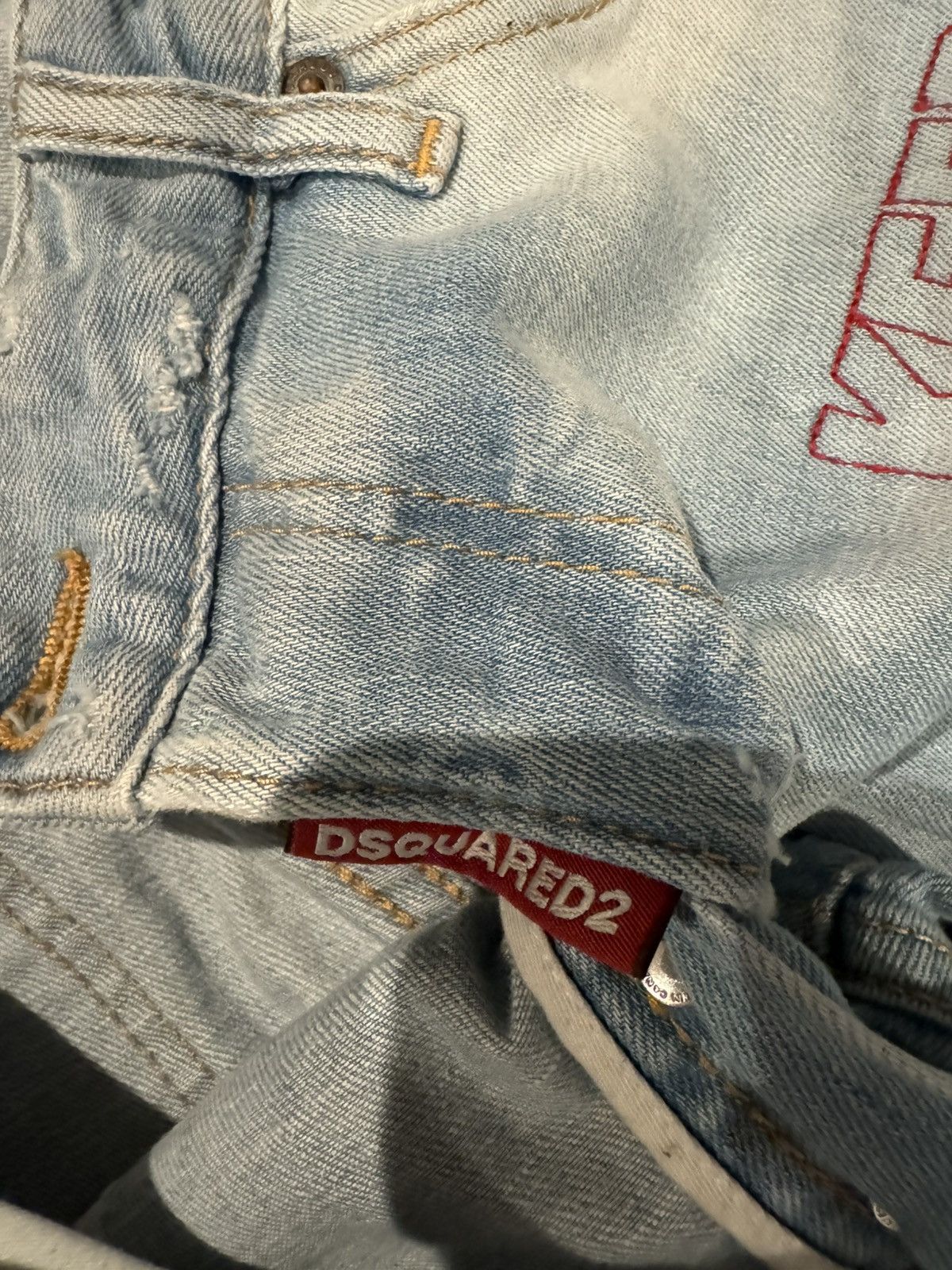 Dsquared2 Dsquared2 embroidered jeans Size 28" / US 6 / IT 42 - 4 Thumbnail
