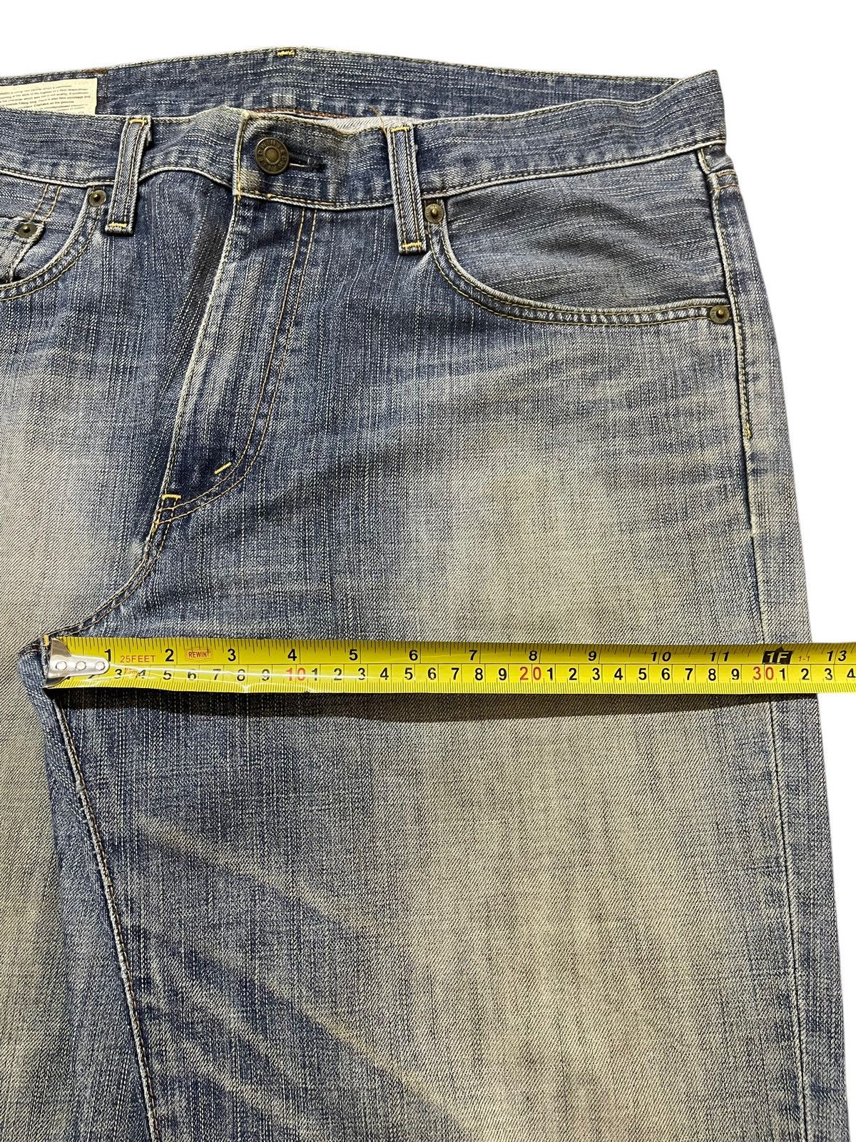 Vintage Edwin 503 Faded Wash Distressed Style Jeans