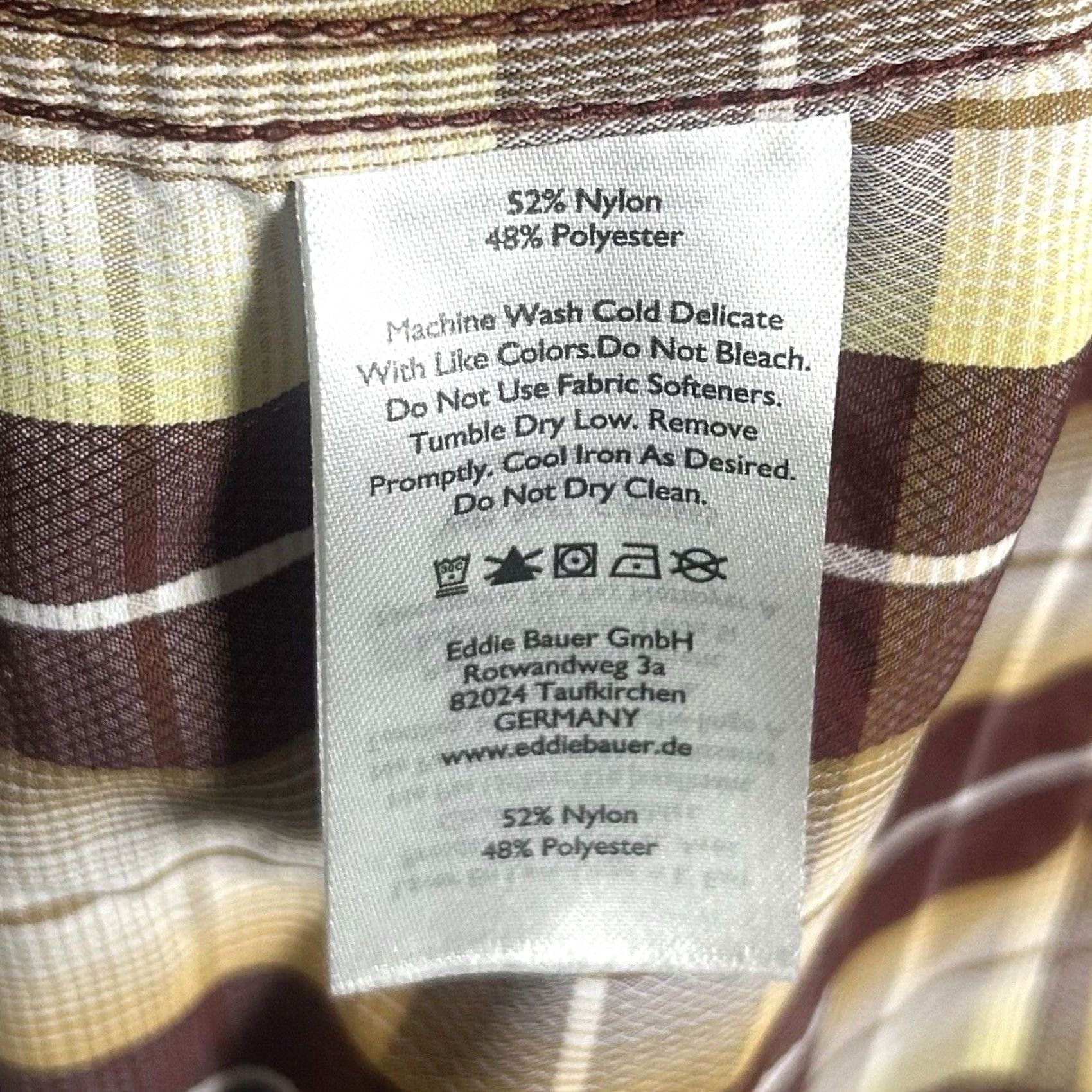 Eddie Bauer Eddie Bauer Flannel Shirt Mens XLT Tall Long Sleeve Plaid Brown Button-Up Pocket Size US XL / EU 56 / 4 - 4 Thumbnail