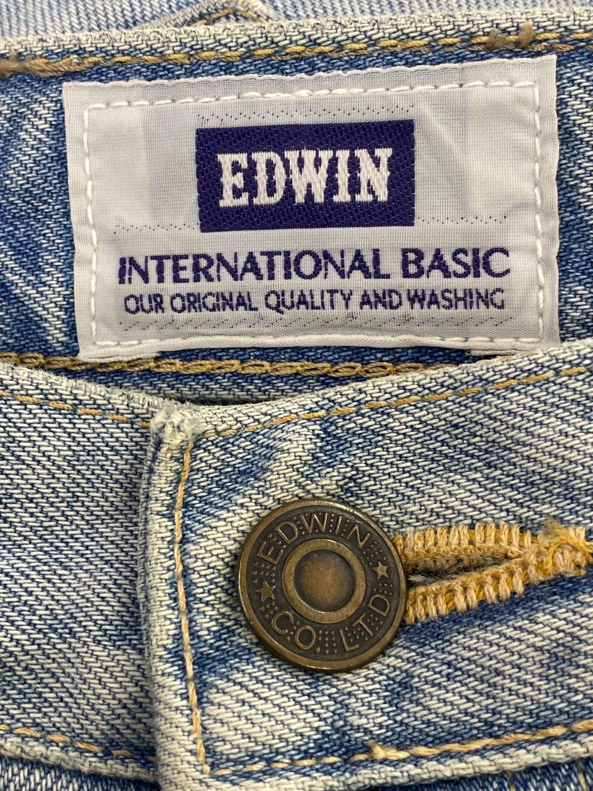 Edwin Edwin Acid Wash Style Skinny Jeans Size US 30 / EU 46 - 10 Thumbnail