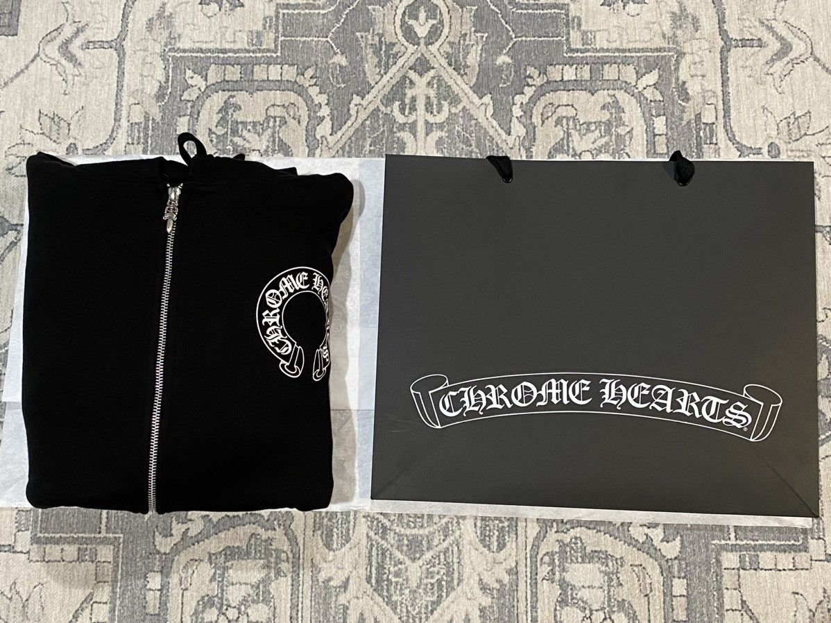 Chrome Hearts Chrome Hearts Horseshoe zip Hoodie Size US M / EU 48-50 / 2 - 8 Thumbnail