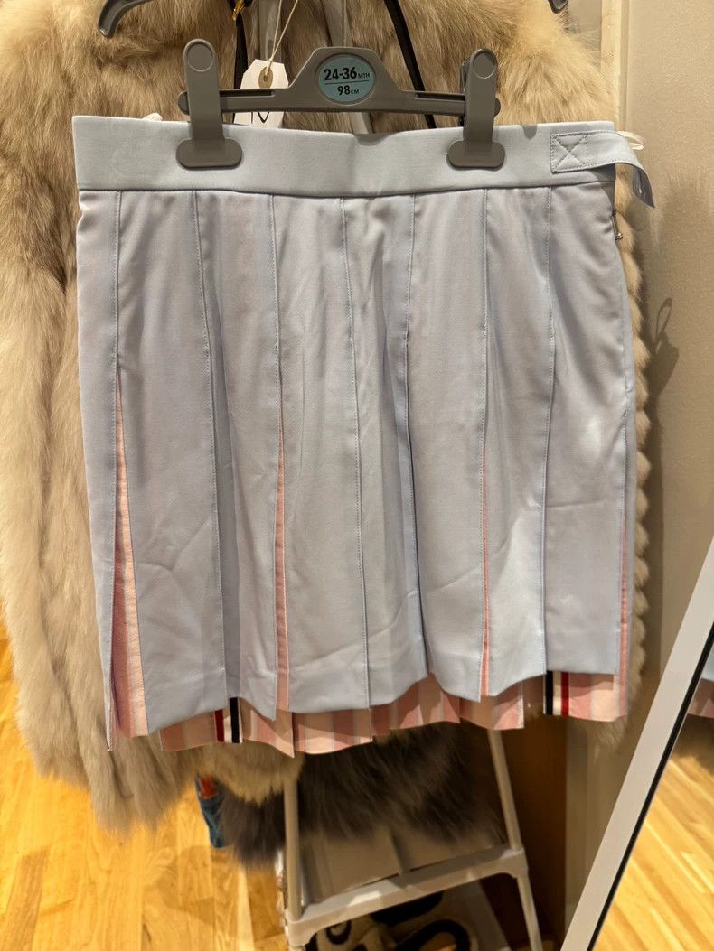 Thom Browne Thom Browne A skirt in blue and pink Size 26" / US 2 / IT 38 - 2 Thumbnail