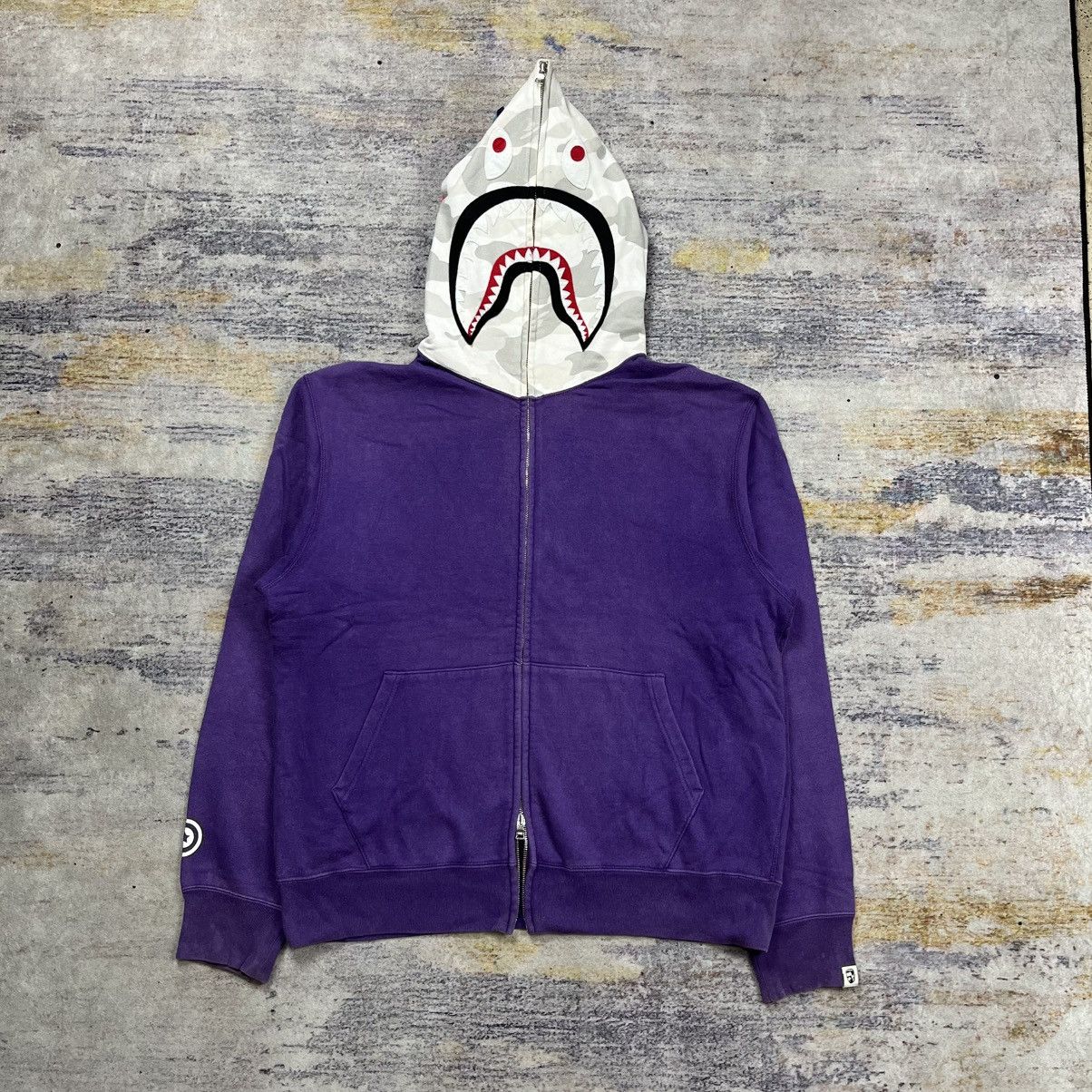 Bape Bape shark wgm full zip hoodie Size US M / EU 48-50 / 2 - 1 Thumbnail