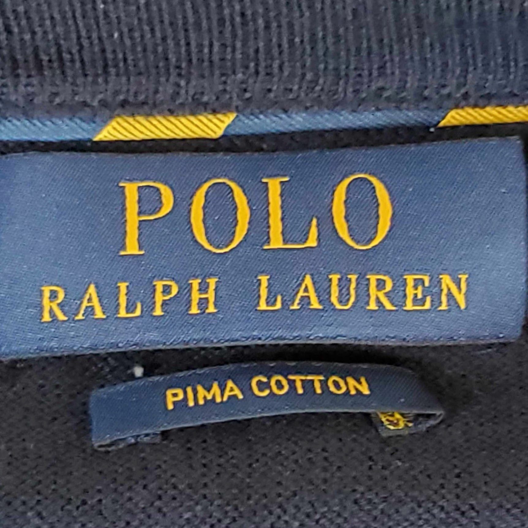 Ralph Lauren VINTAGE Polo Ralph Lauren Sweater Shirt Men L Navy V-Neck 100% Pima Cotton Pullover Regular Fit Size US L / EU 52-54 / 3 - 2 Thumbnail