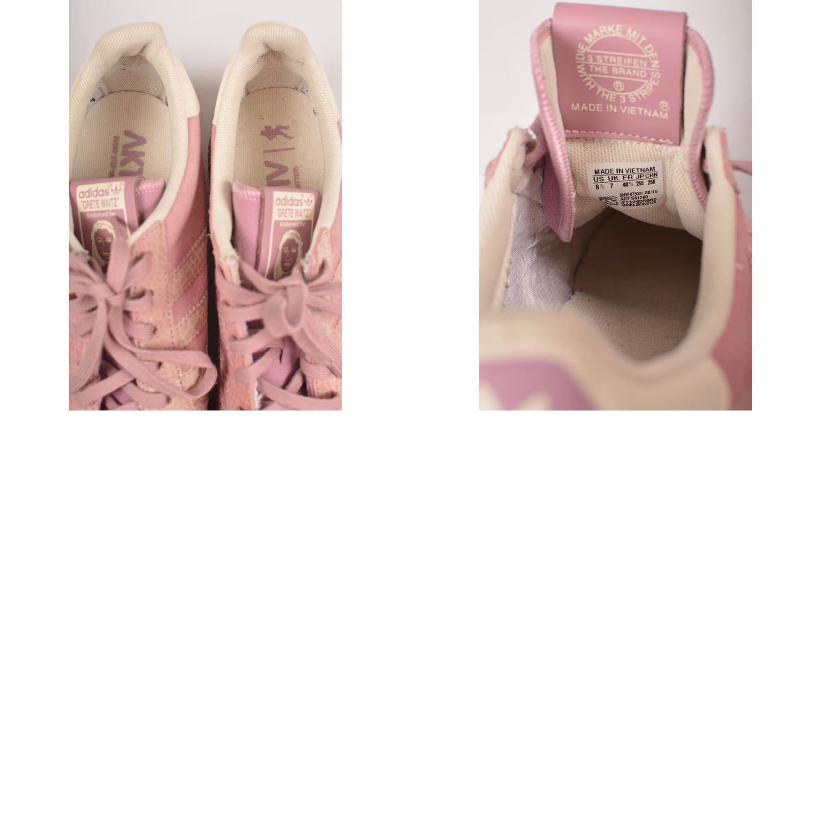 Adidas Adidas Grete Waitz Pink Suede Trainers Sneakers Aktiv S81280 US 8.5 Womens Sneakers Pink Size US 7 / IT 37 - 8 Thumbnail
