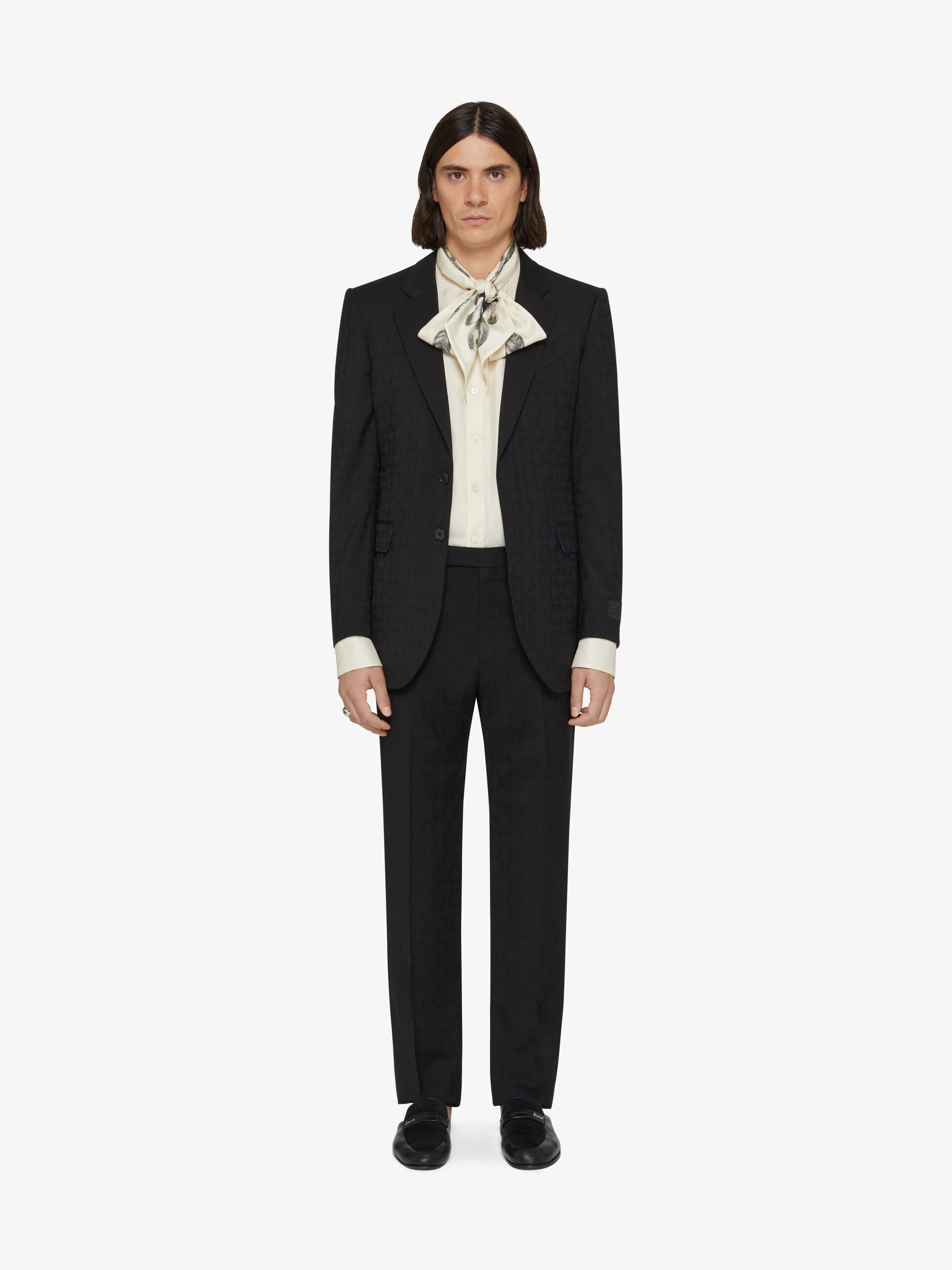 Givenchy o1srvl11e0326 Slim Fit Jacket in Black Size US L / EU 52-54 / 3 - 3 Thumbnail