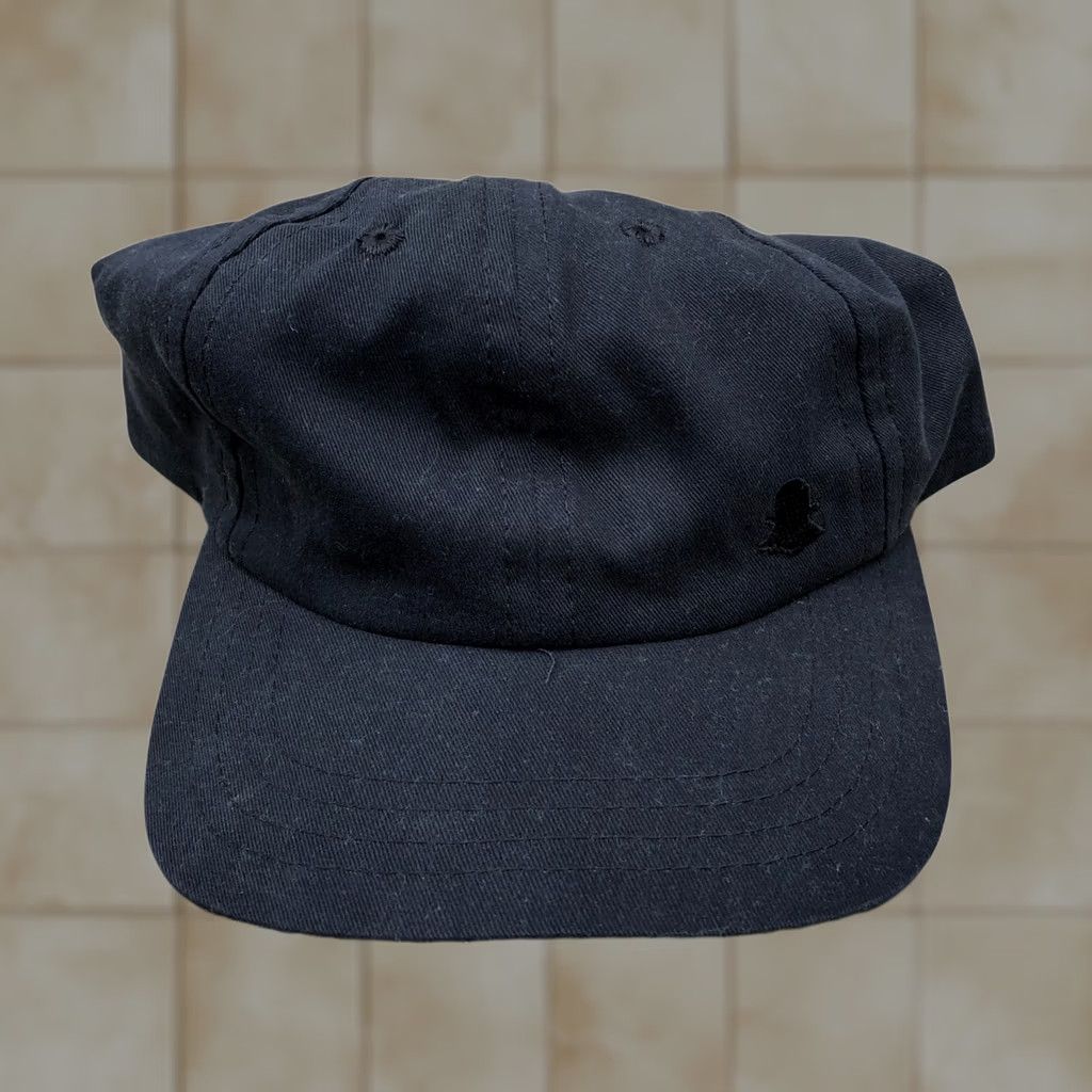 Vintage SNAPCHAT Strapback Baseball Hat Men's One Size Black Adjustable Cap Low Profile Size ONE SIZE - 1 Thumbnail