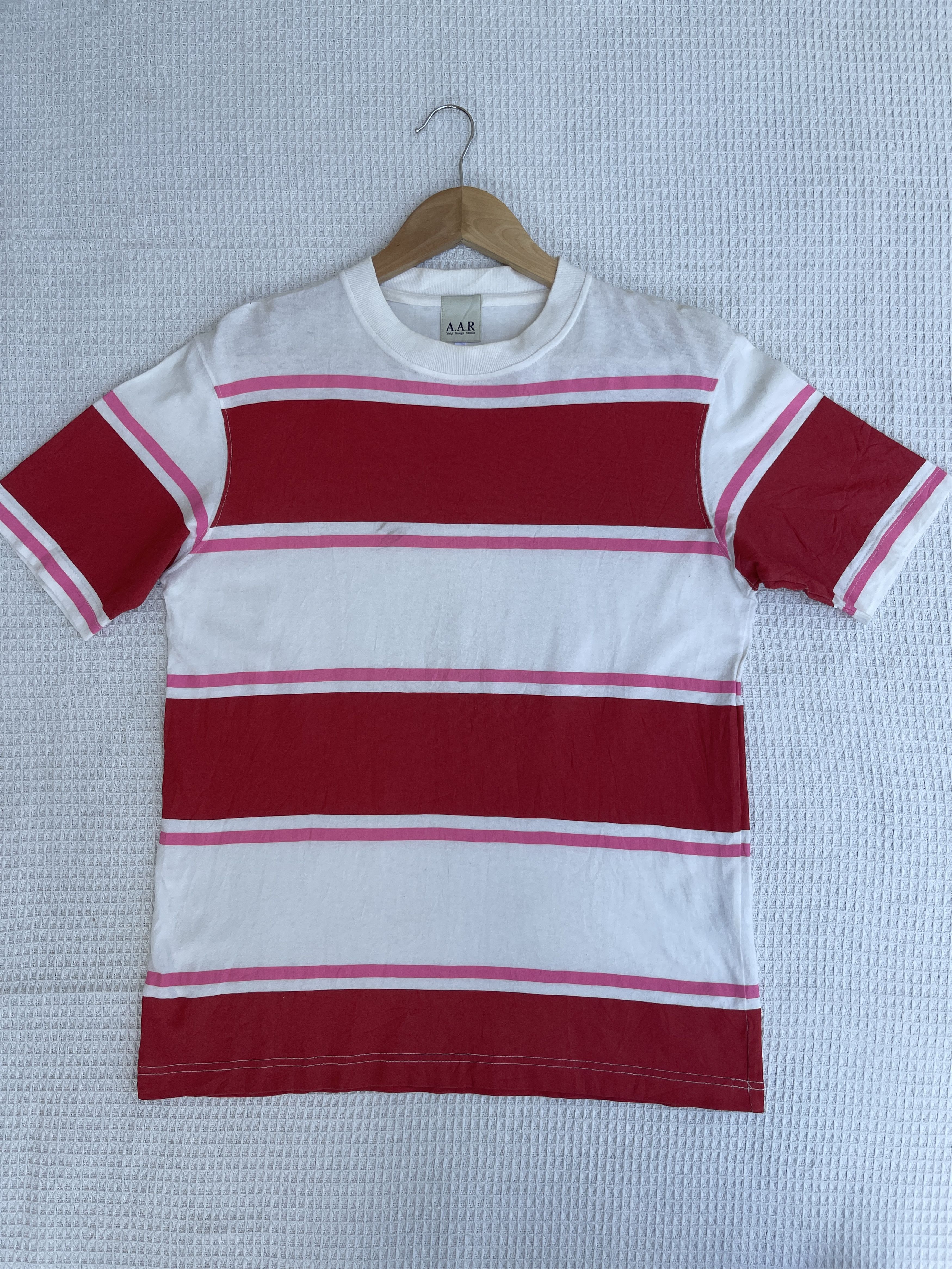 Yohji Yamamoto Rare🔥Vintage AAR Yohji Yamamoto Striped T-Shirt Size US M / EU 48-50 / 2 - 9 Thumbnail