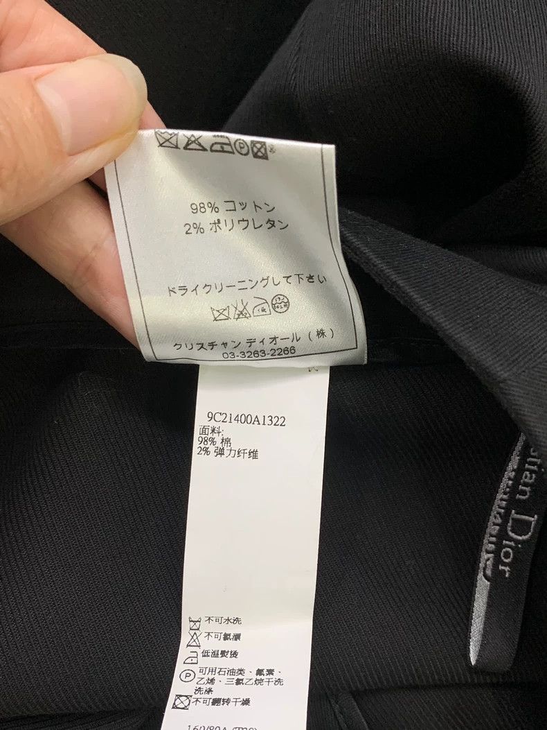 Dior Dior Black trousers Size 25" / US 0 / IT 36 - 5 Thumbnail