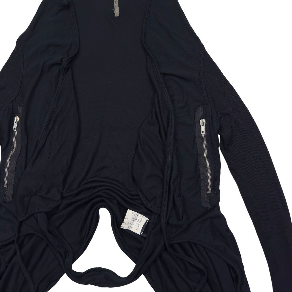Rick Owens Rick Owens Double Layered Avant Garde Cardigan Size S black Size US S / EU 44-46 / 1 - 6 Thumbnail