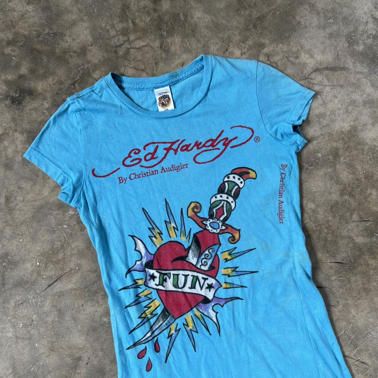 Ed Hardy Ed Hardy Christian Audigier Fur Knife T-Shirt Size S / US 4 / IT 40 - 3 Thumbnail
