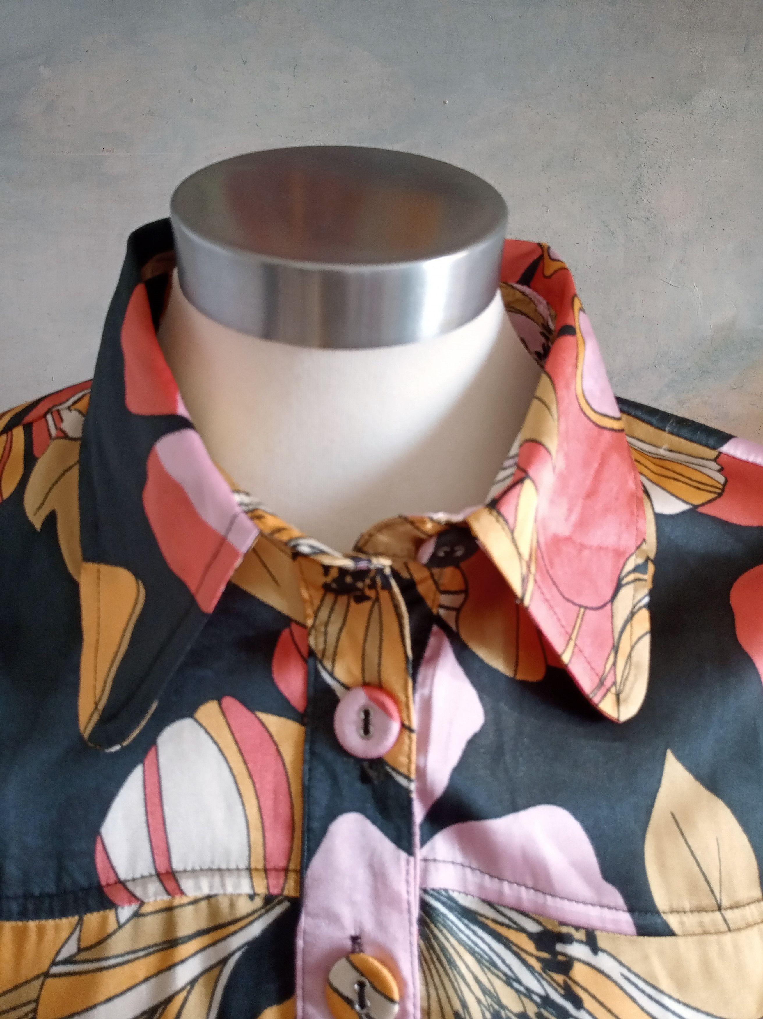 NEXT × Vintage Boho Vintage NEXT satin blouse Size M / US 6-8 / IT 42-44 - 3 Thumbnail