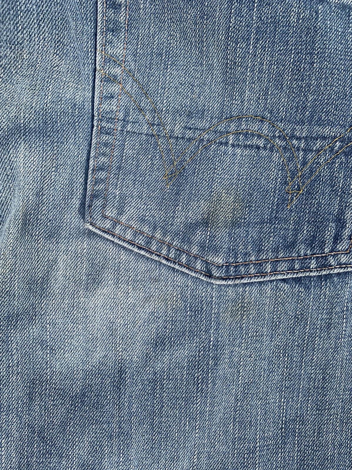 Kapital VINTAGE EDWIN 505XX SELVEDGE FADED JAPANESE DISTRESSED DENIM Size US 34 / EU 50 - 20 Thumbnail