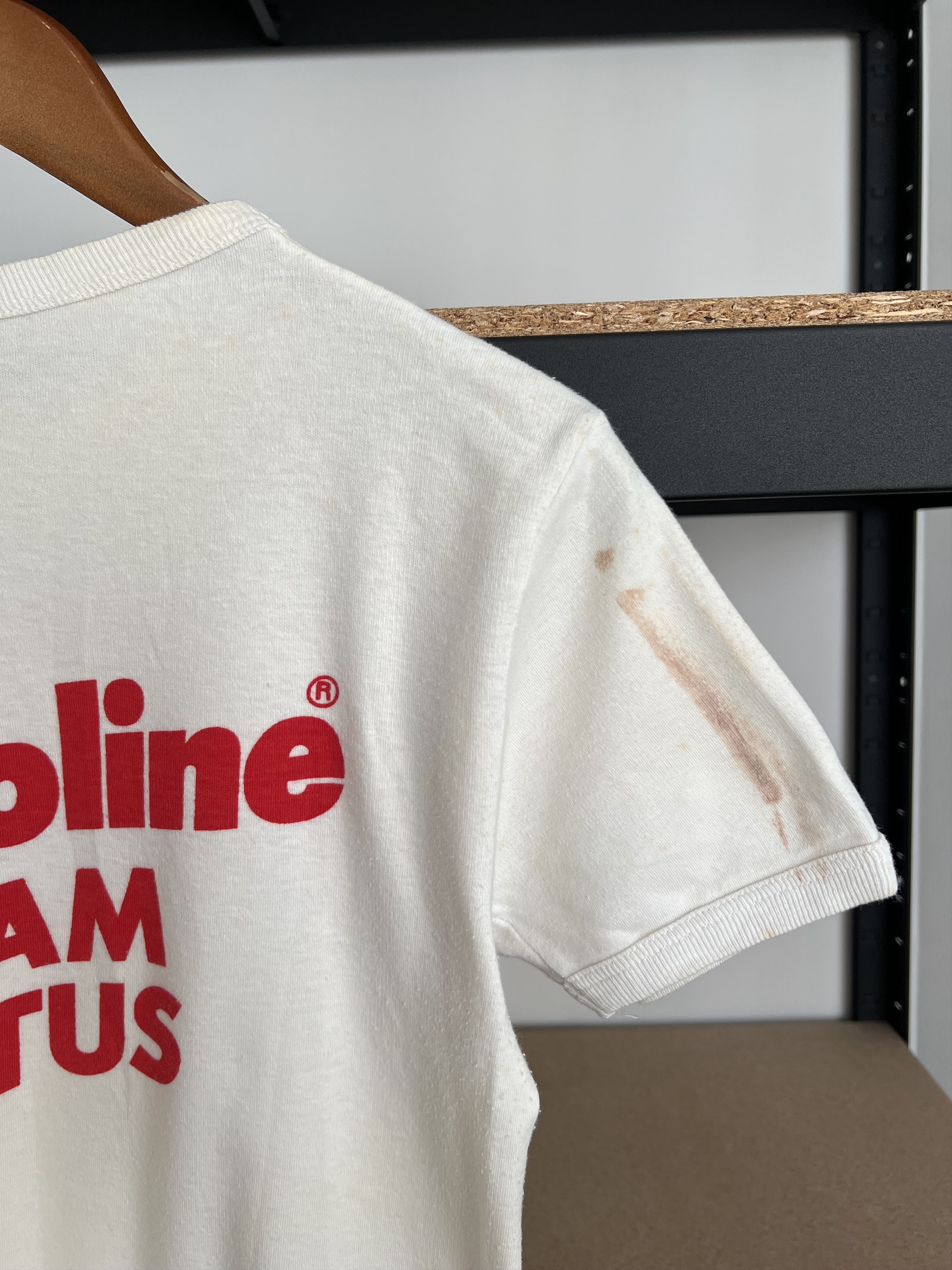 Formula 1 Vintage 70s Team Lotus Valvoline Formula 1 F1 Ringer T-shirt Size US M / EU 48-50 / 2 - 23 Thumbnail