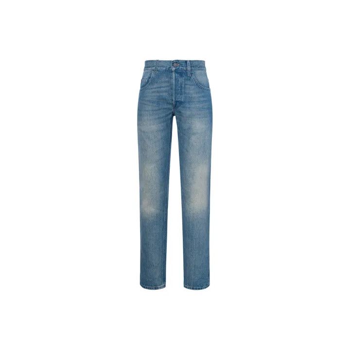 Gucci Gucci Blue Striped Denim Tapered Pants Size US 32 / EU 48 - 1 Thumbnail
