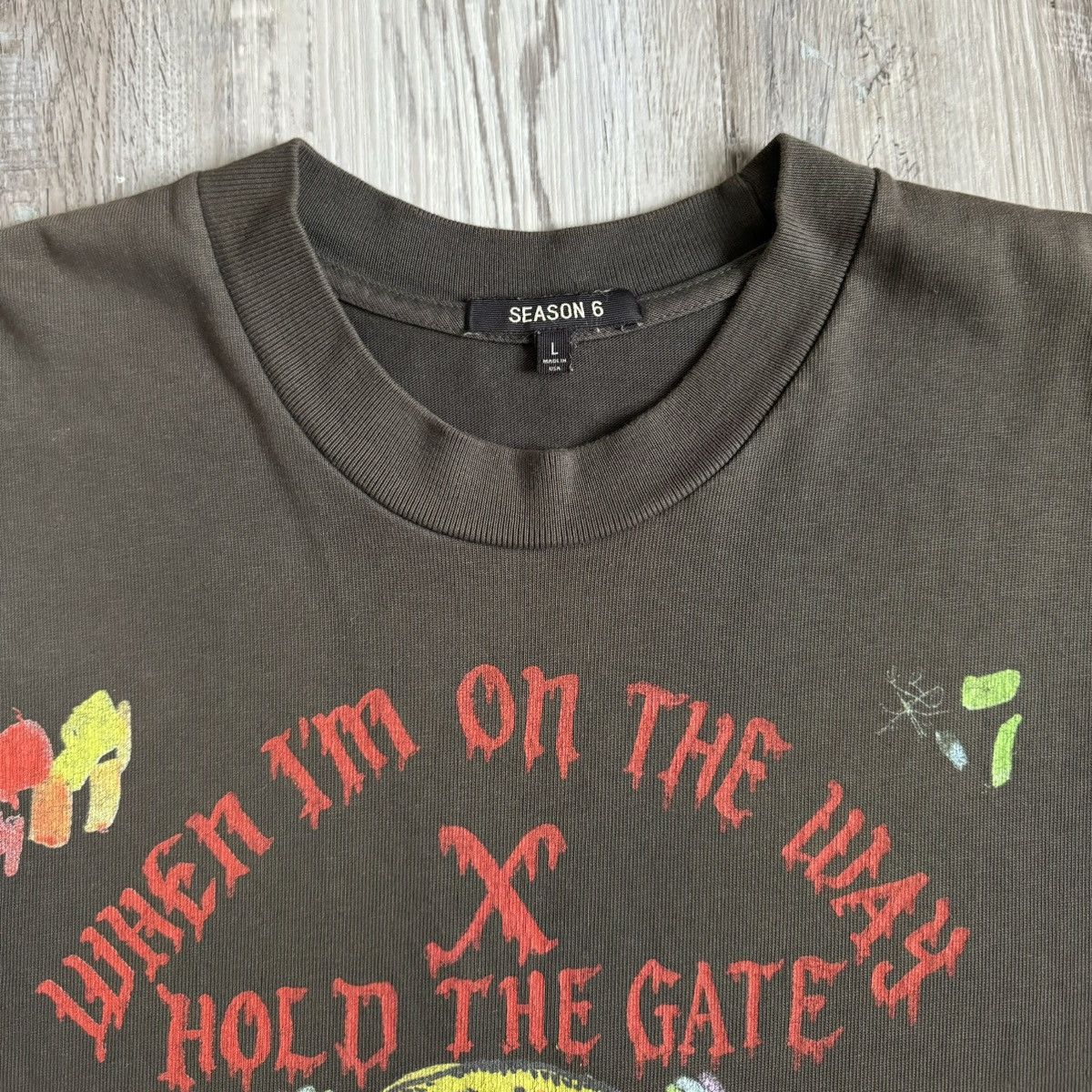 Yeezy XXXTentacion Hold The Gate Tee Size US L / EU 52-54 / 3 - 3 Thumbnail