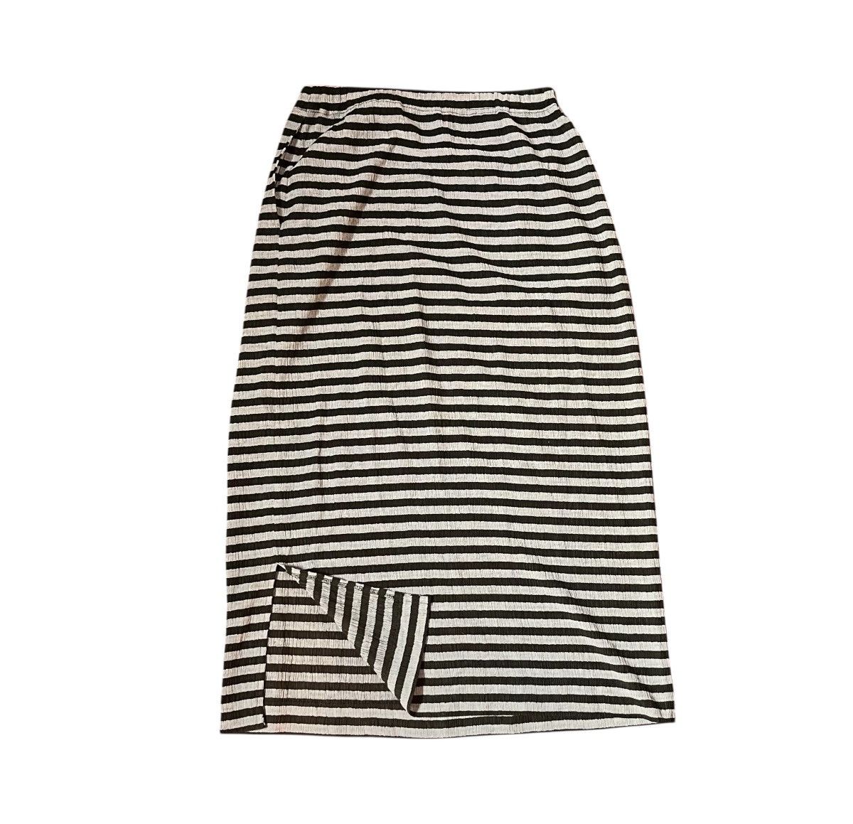 Issey Miyake TAX FREE 🇺🇸 issey miyake plantation striped pleats skirt Size 25" / US 0 / IT 36 - 6 Thumbnail