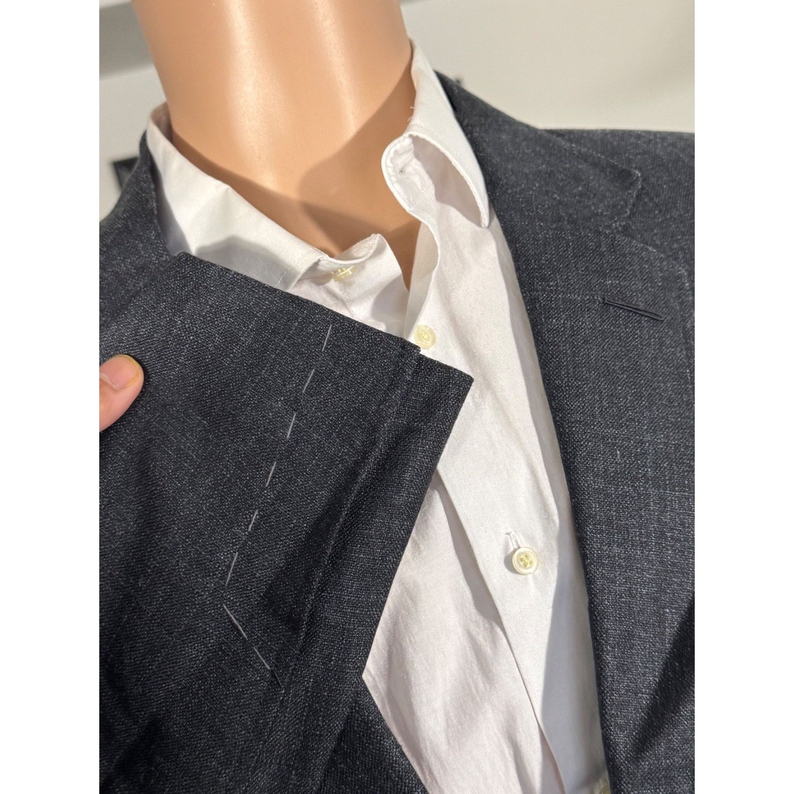 Tom Ford Tom Ford NWOT Sport jacket Blazer Charcoal Gray Linen Si 40R Size 40R - 7 Thumbnail