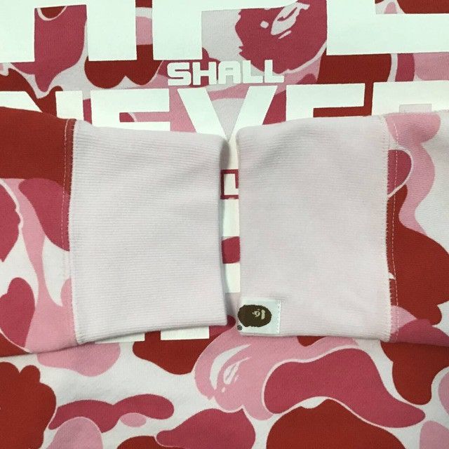 Bape BAPE ASNKA logo sweat shirt ABC camo pink a bathing ape Size US M / EU 48-50 / 2 - 5 Thumbnail