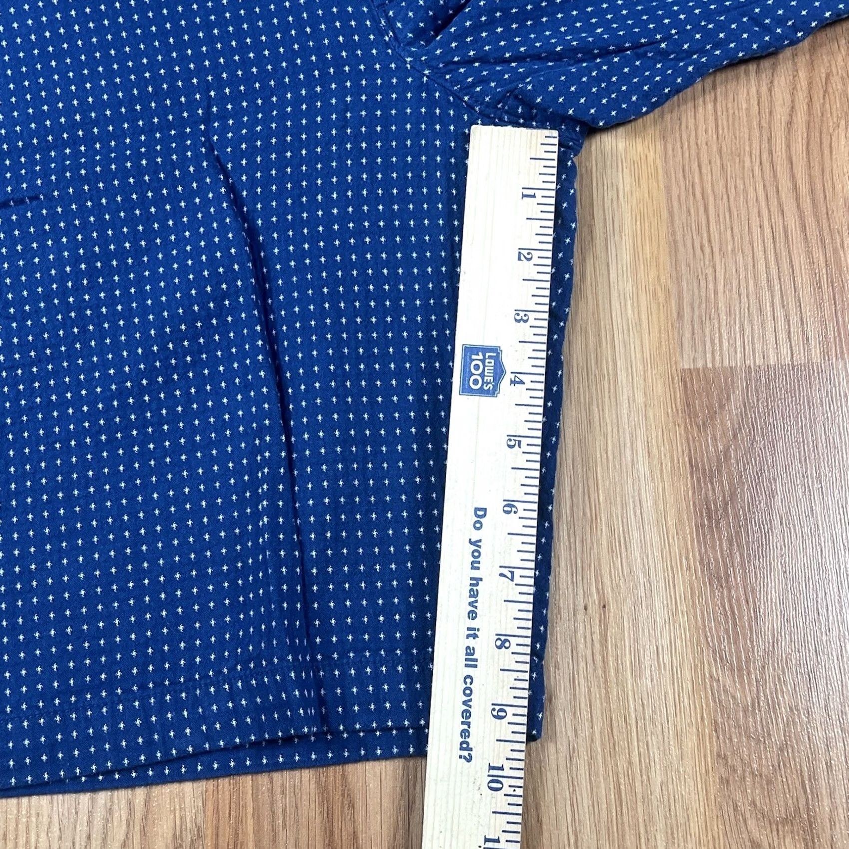 Vintage Goodiellow & Co Mens Linden Bermuda Flat Front Khaki Chino Slack Shorts 36 Blue Size US 36 / EU 52 - 5 Thumbnail